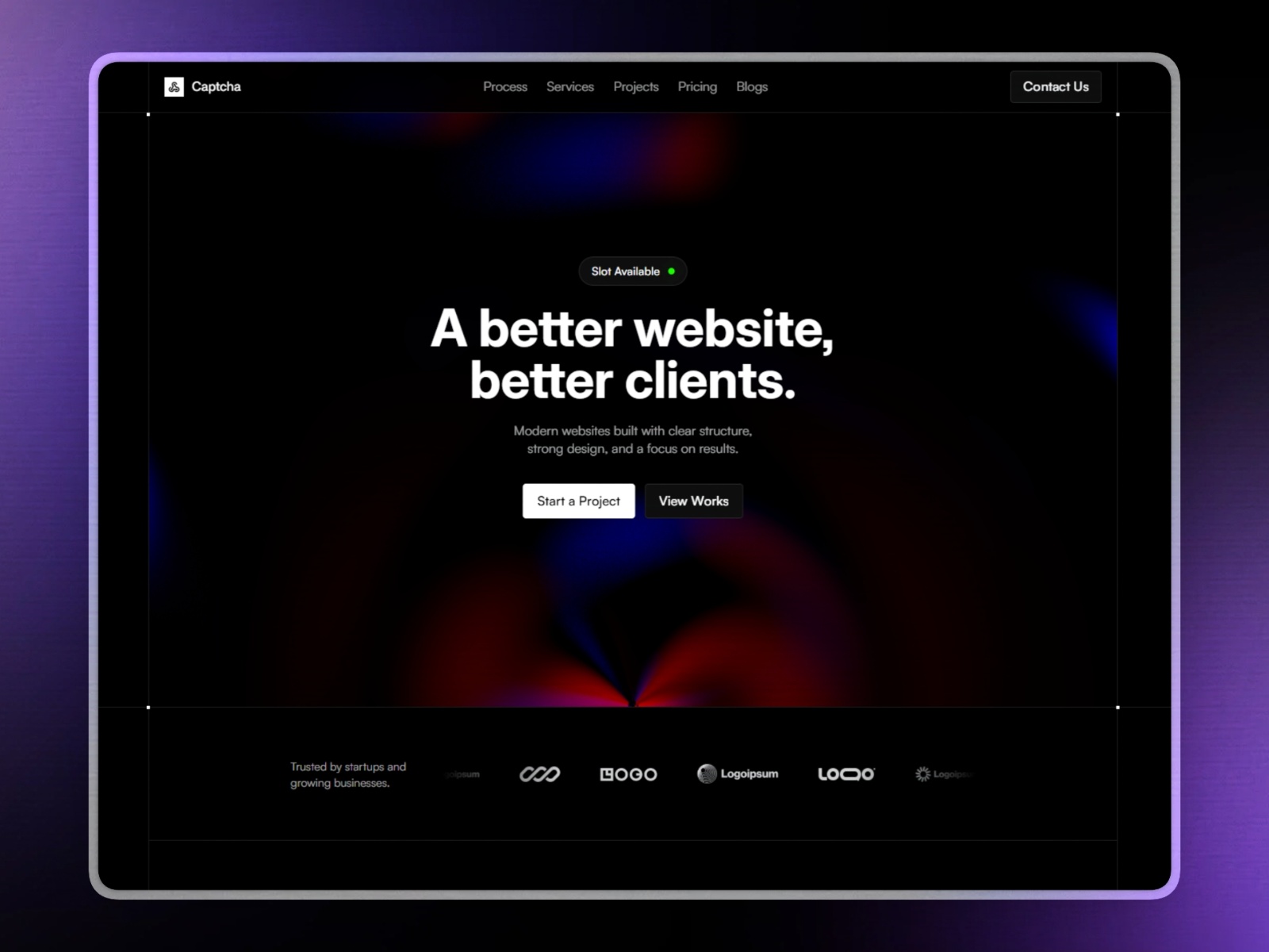 Captcha: Free Portfolio Website Template by Khaled Habibullah