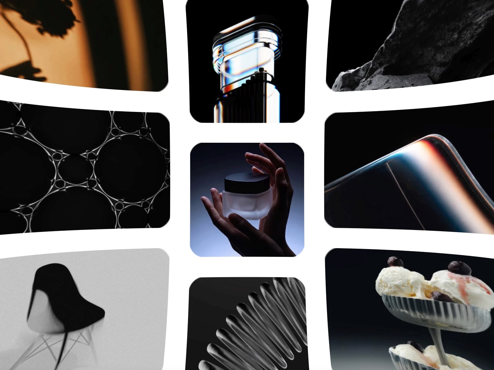 Inf. Morph Gallery — Component for Framer