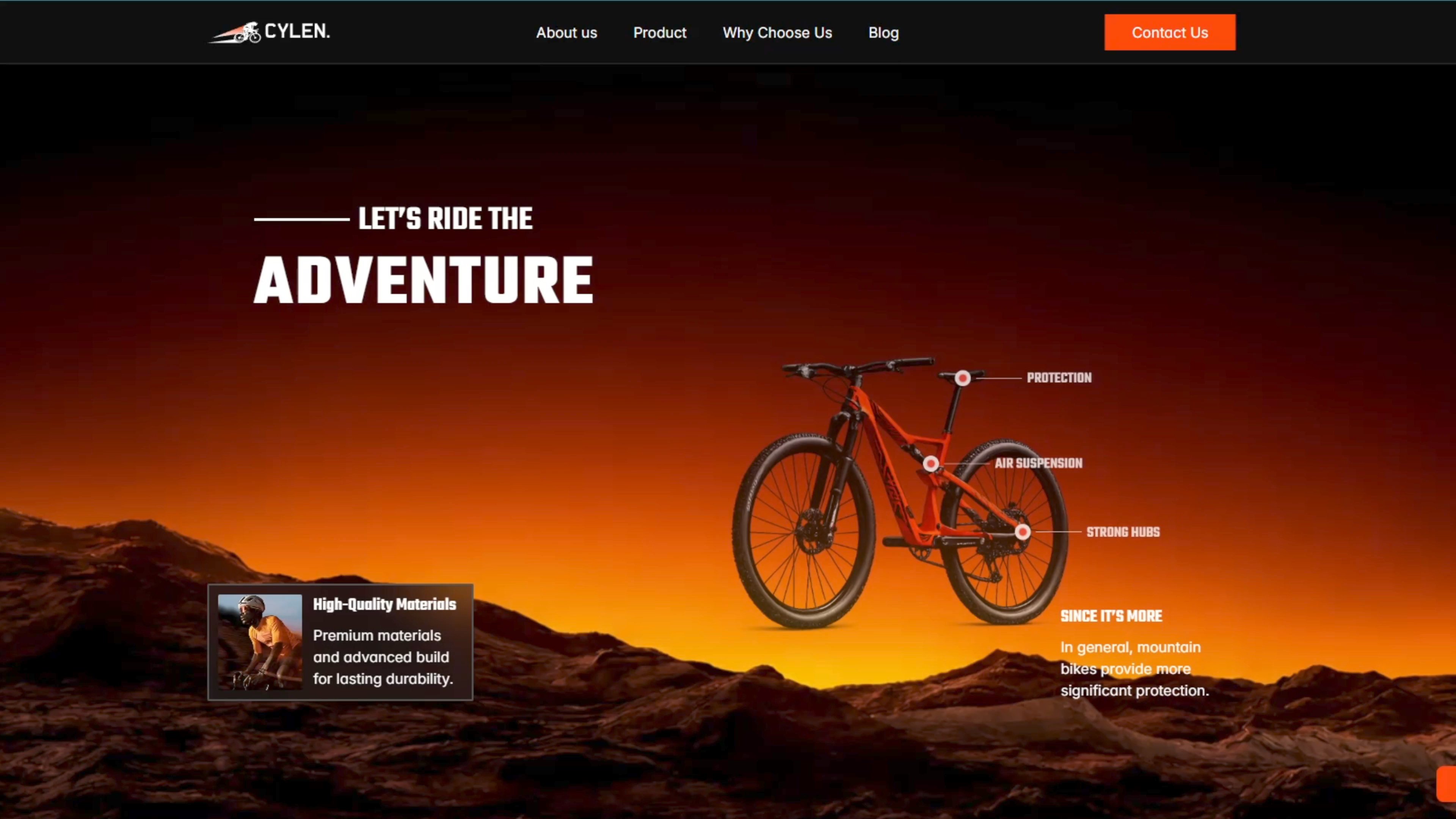 Cylen: Free Ecommerce Website Template by Framebucket