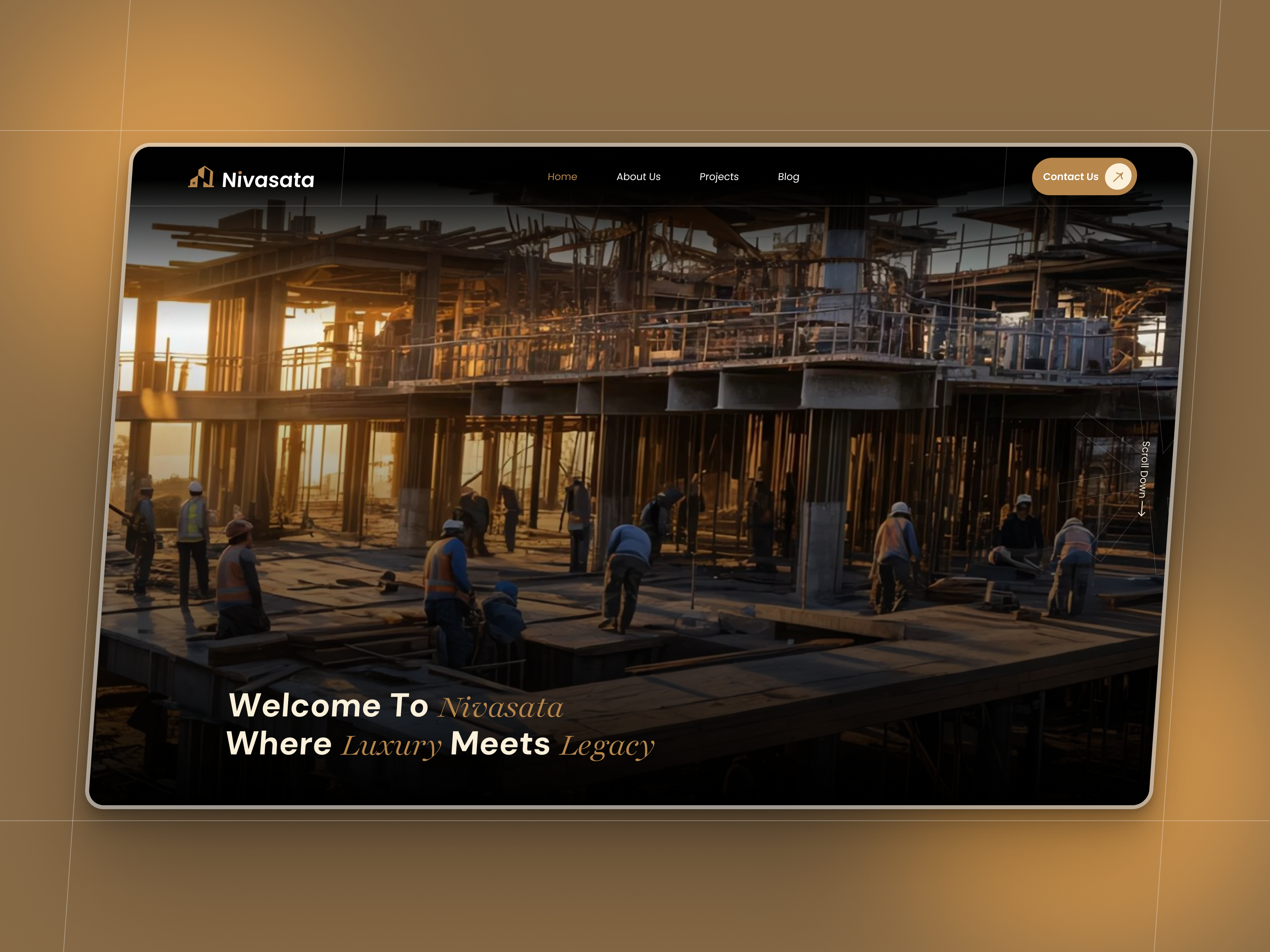 Nivasata: Free Real Estate Website Template by Nirav Jivani
