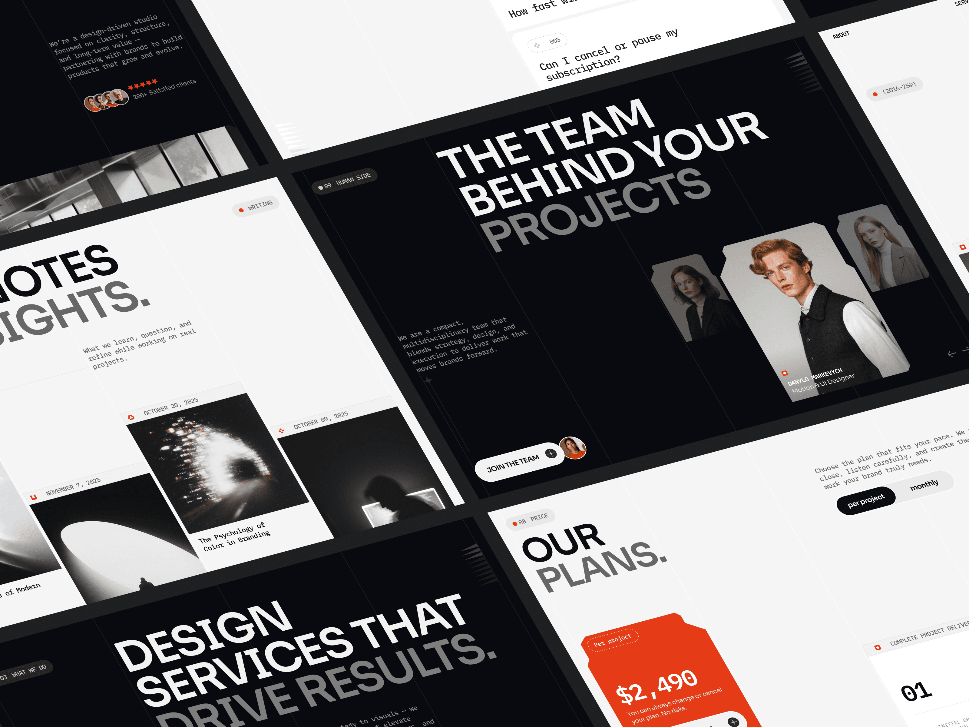 Riwa — Premium Creative Portfolio Template for Framer