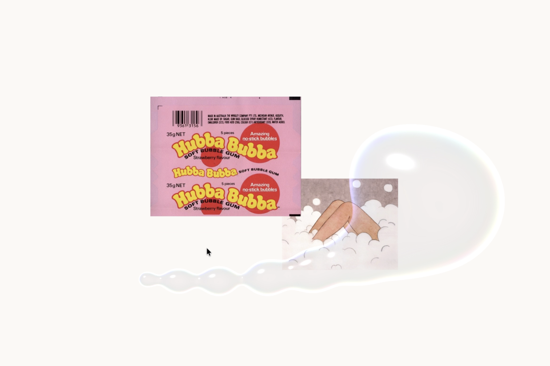Bubblicious: Free Interactions Component by Dean Boschetti