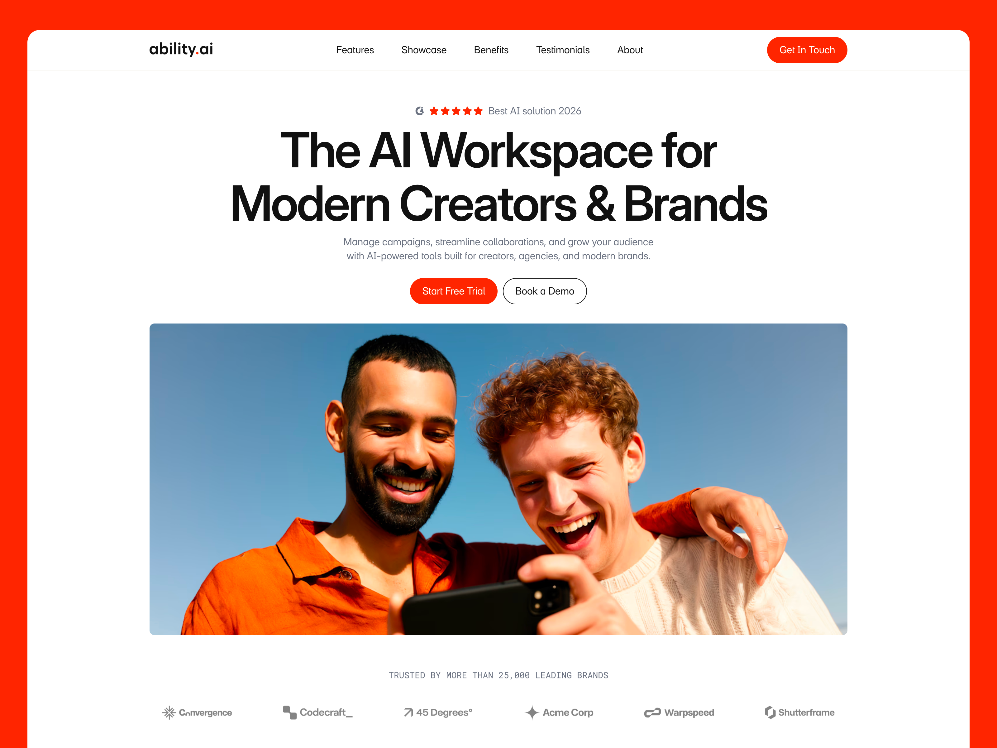 Ability: Free AI Website Template by Shah Rukh Qureshi