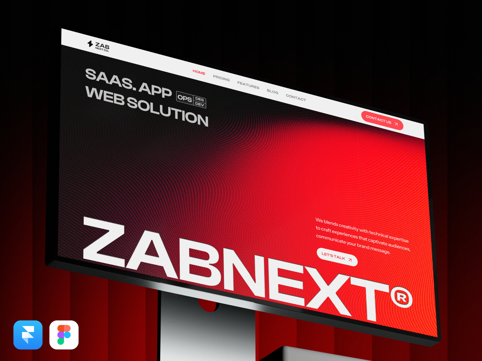 Zabnext: Free Agency Website Template by Mezario — Framer Marketplace