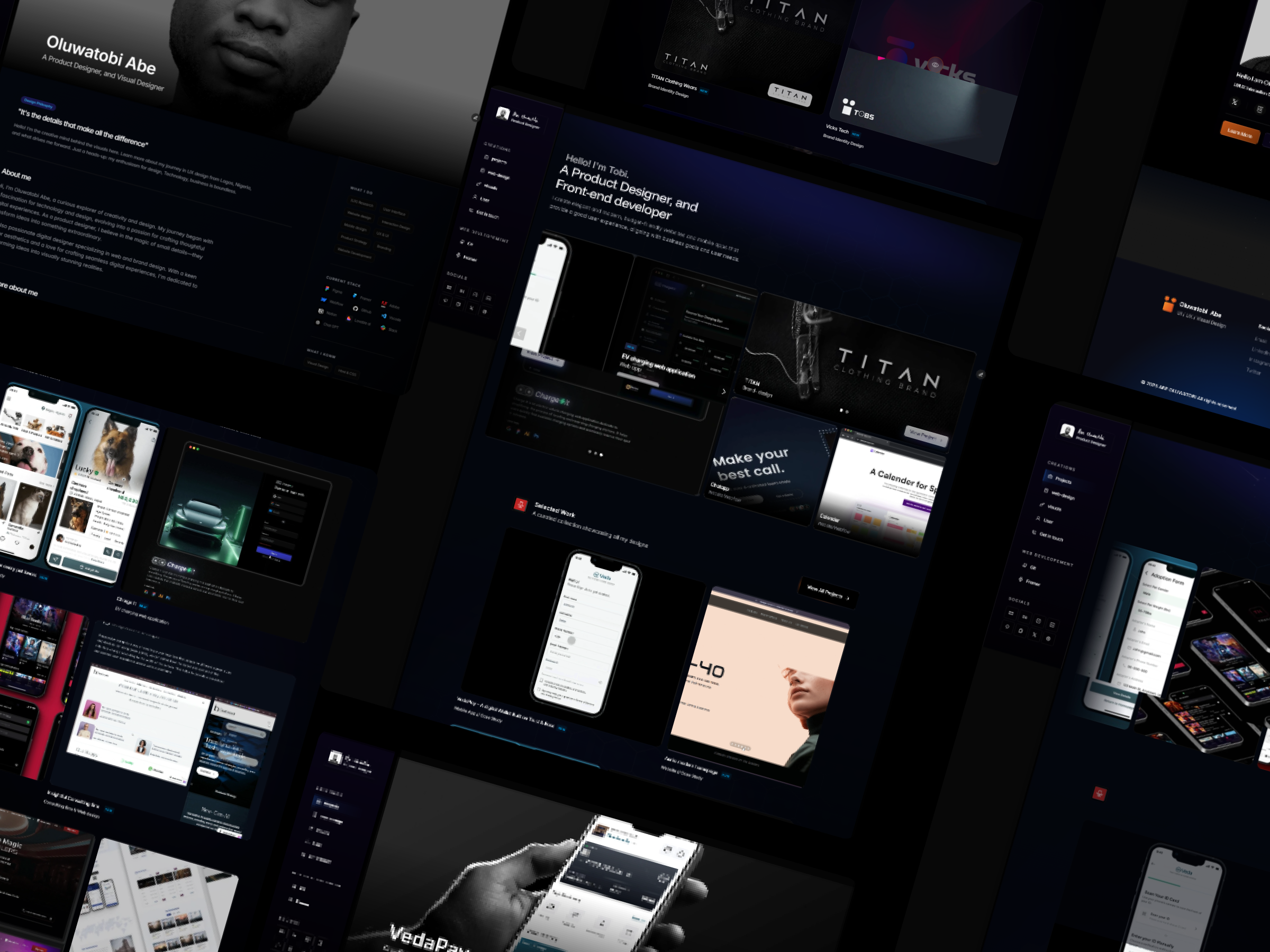 Tobs Design: Responsive Portfolio Website Template by Oluwatobi Abe