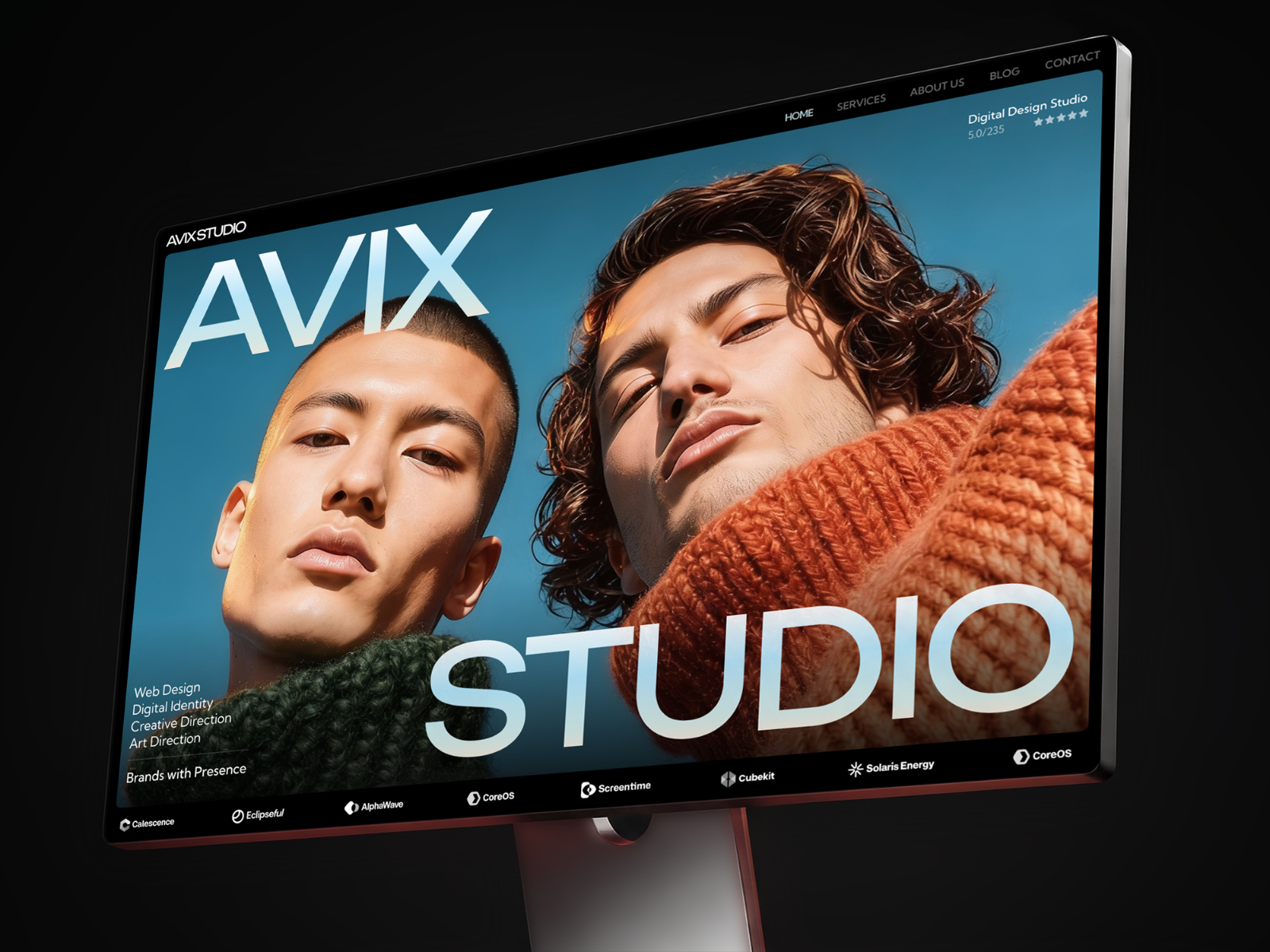 AVIX Studio: Responsive Portfolio Website Template by Iconic Graphics