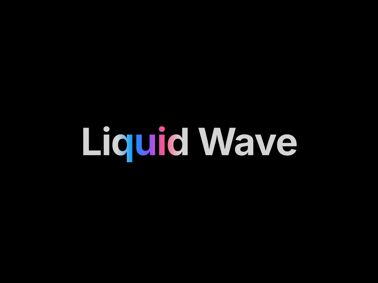 Liquid Wave Text: Premium Typography Component by Edi Priatama