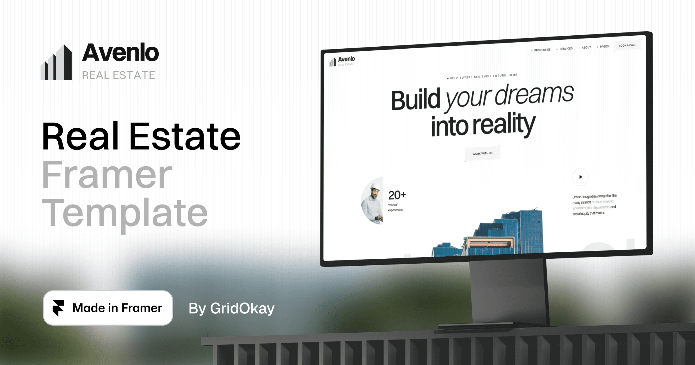 Avenlo - Real Estate Framer Template