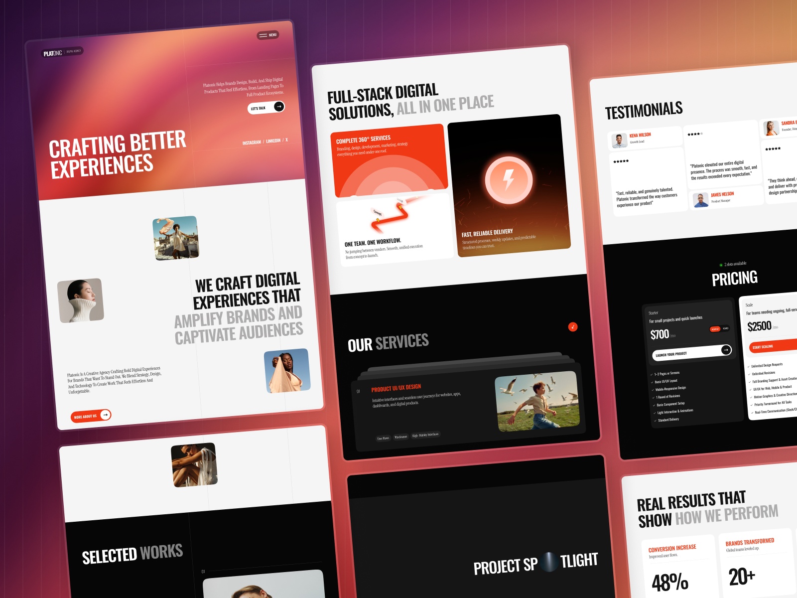 Platonic: Free Agency Website Template by Flowzai — Framer Marketplace