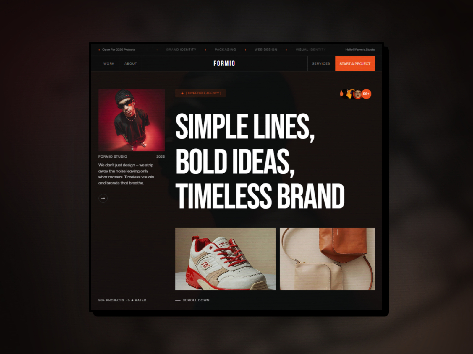 Formio Studi: Free Agency Website Template by Altus Studio