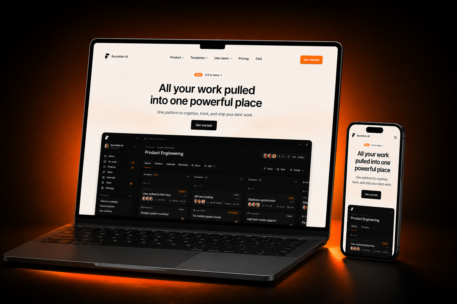 AccretionAI: Free Agency Website Template by ☆Tena Garcia☆