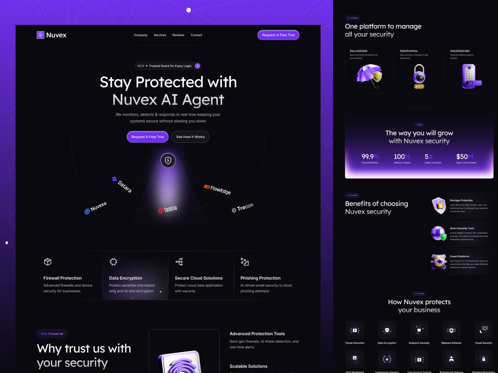 Nuvex: Free Agency Website Template by Mezario — Framer Marketplace