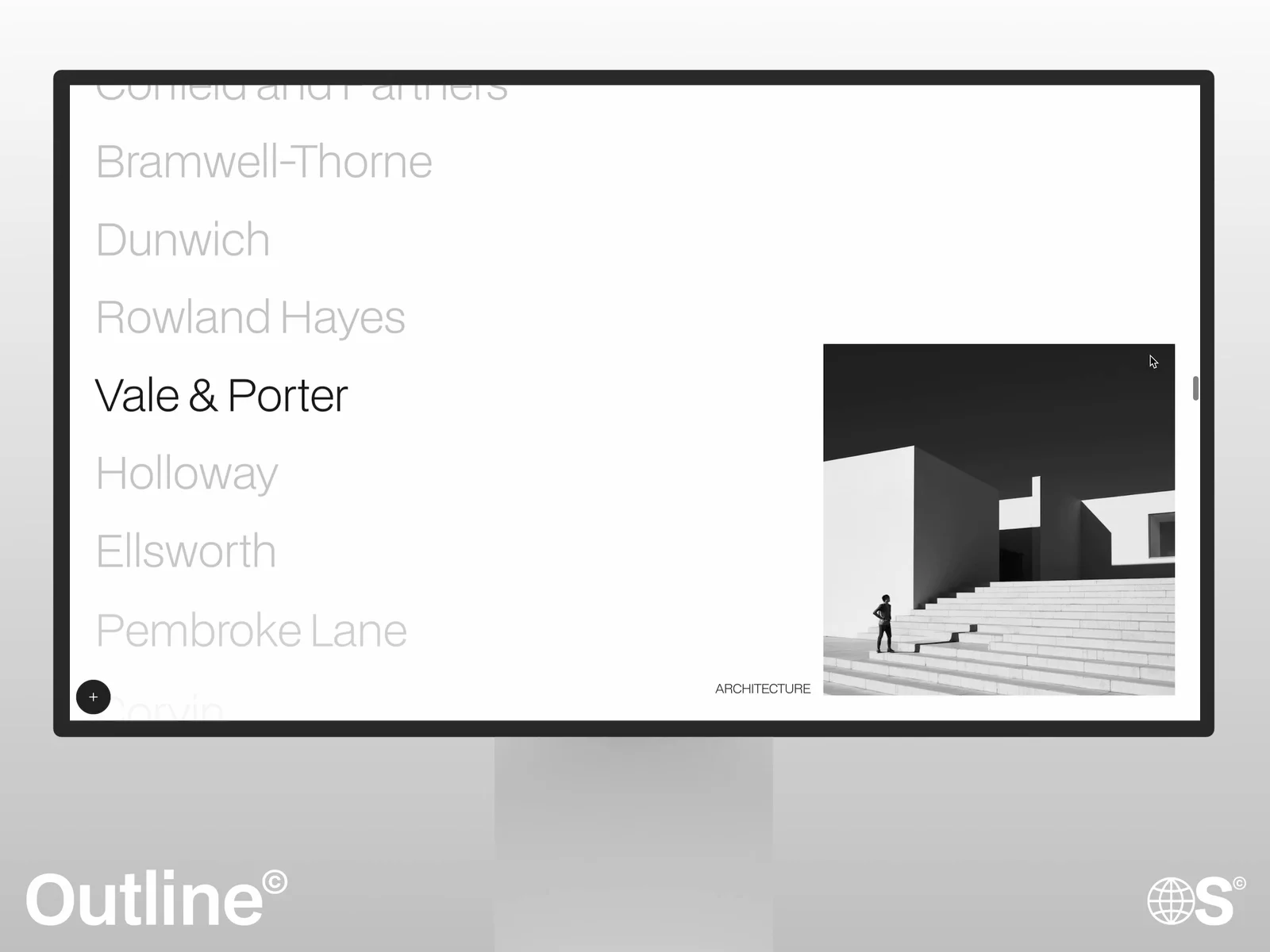Outline Studio: Responsive Portfolio Website Template by StaticMotion