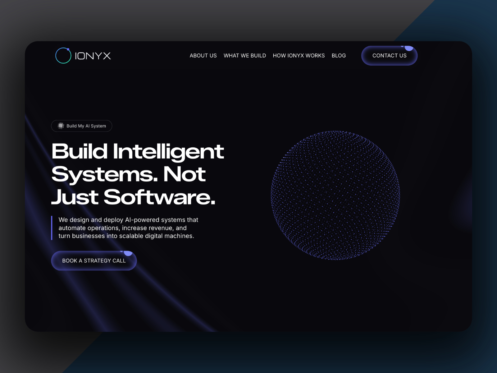 IONYX: Free Agency Website Template by Freelancer Deven