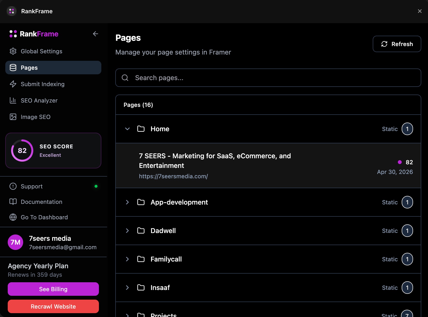 Page-Level SEO for Every Framer Page