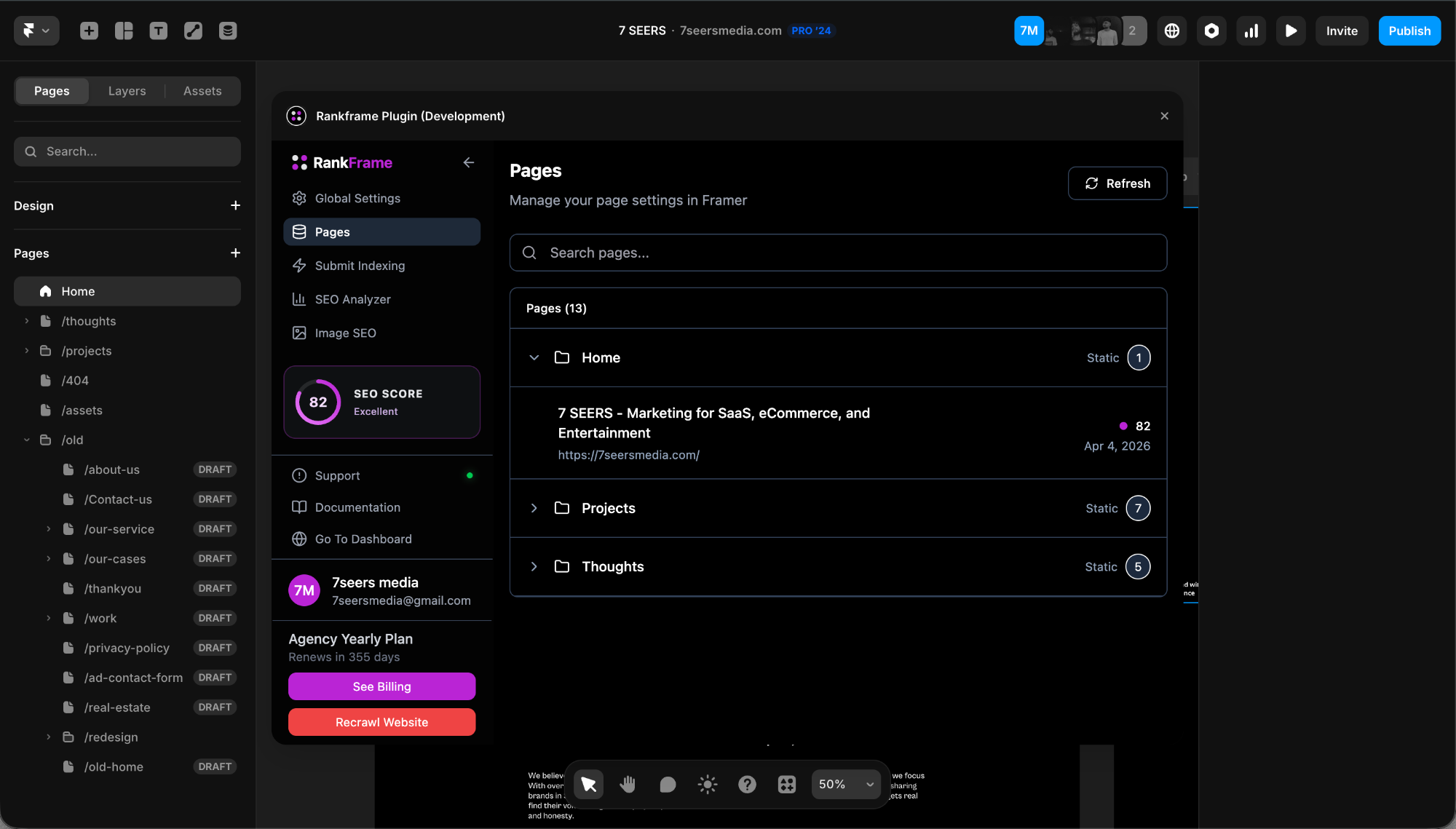 Page-Level SEO for Every Framer Page