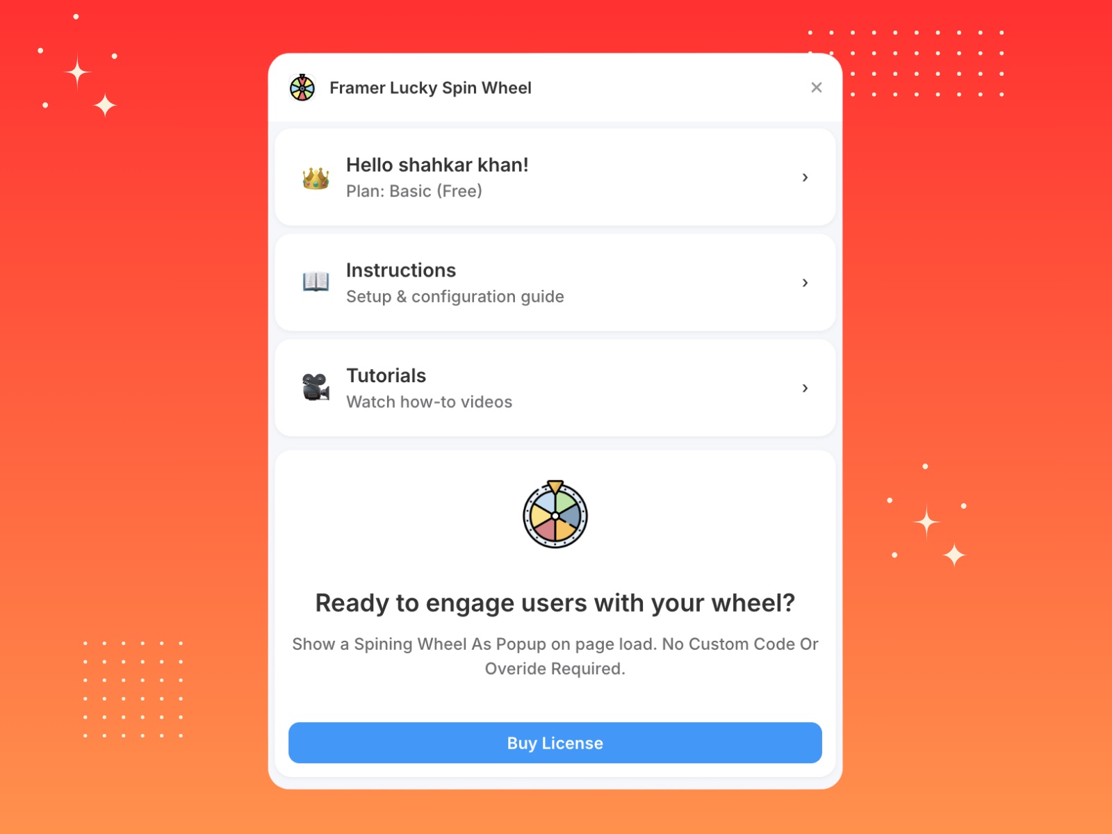 Framer Lucky Spin Wheel: UI Kits Plugin by shahkar khan — Framer ...