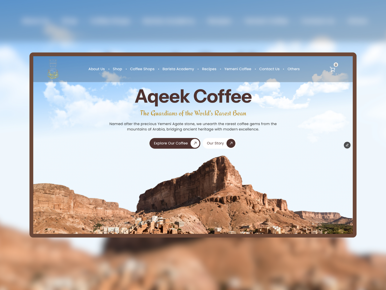 Aqeek - A e-commerce website website homepage built with Framer
