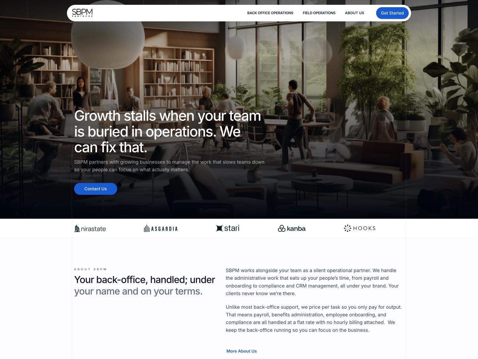 Framer Gallery: SBPM Partners