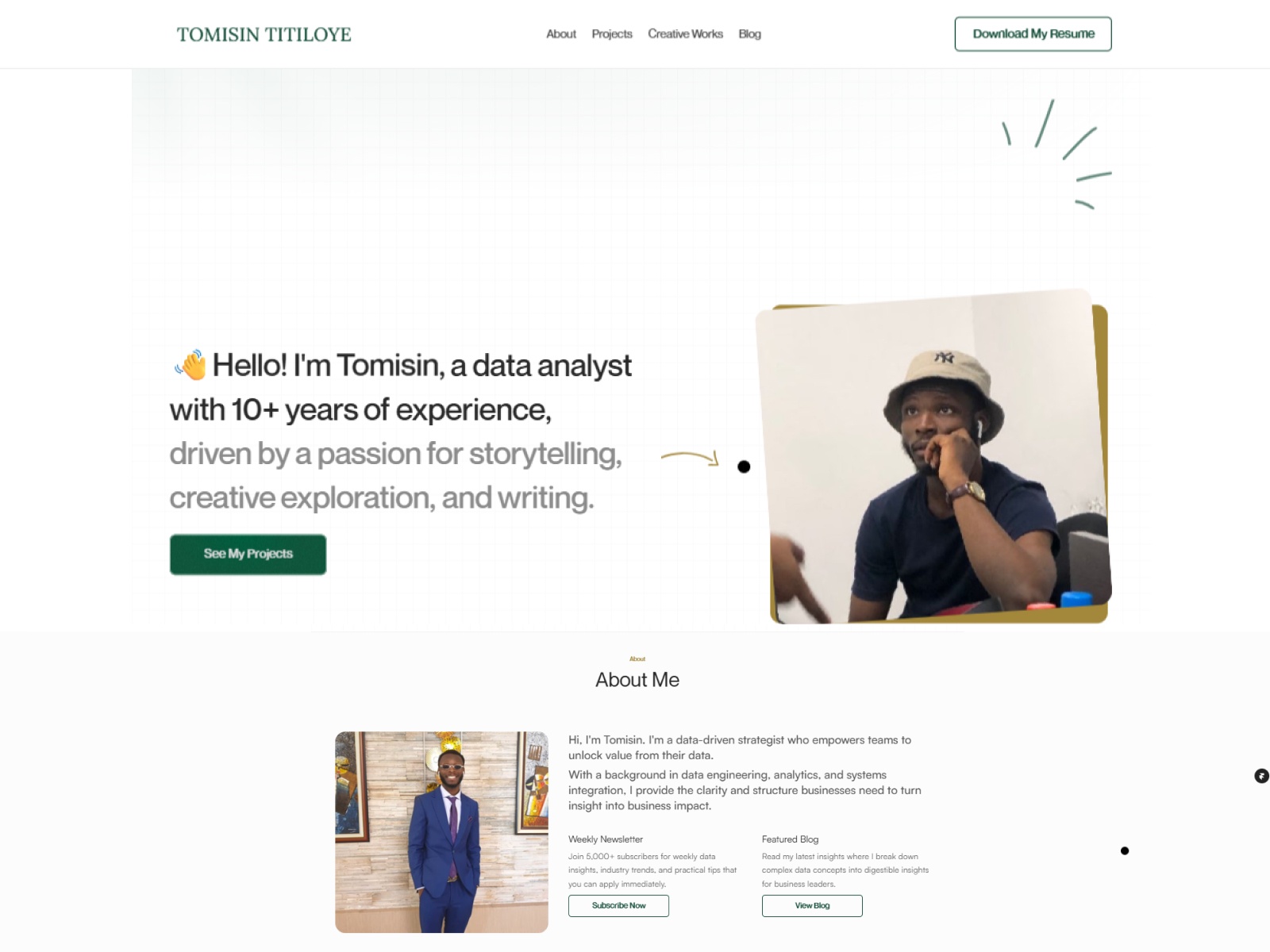 Framer Gallery: Tomisin Titiloye Portfolio