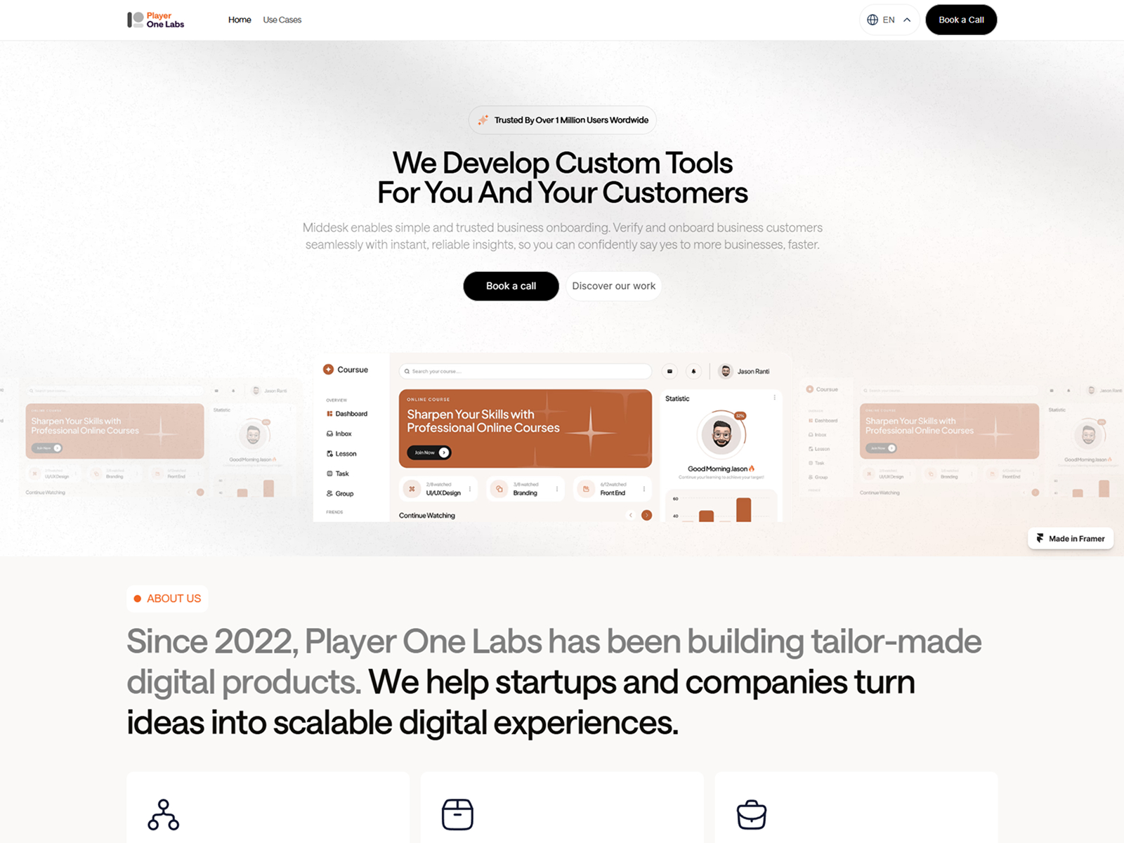 Framer Gallery: player one labs