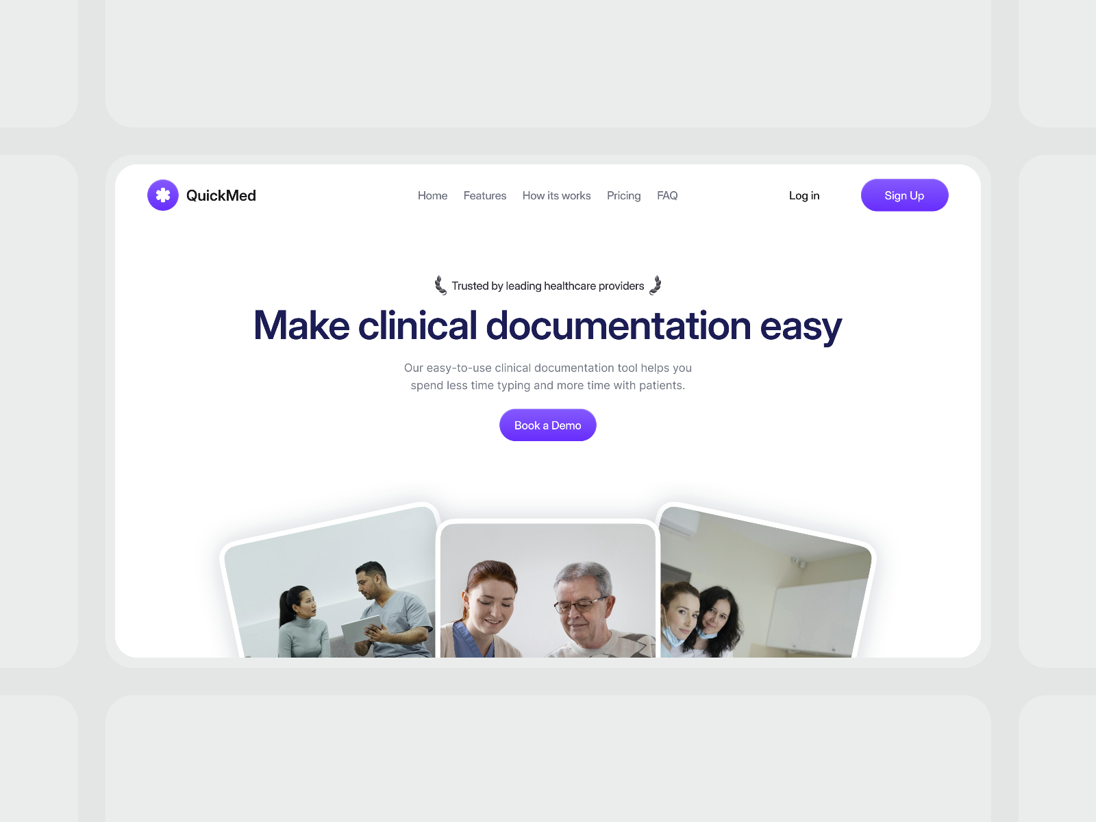 Framer Gallery: Quickmed