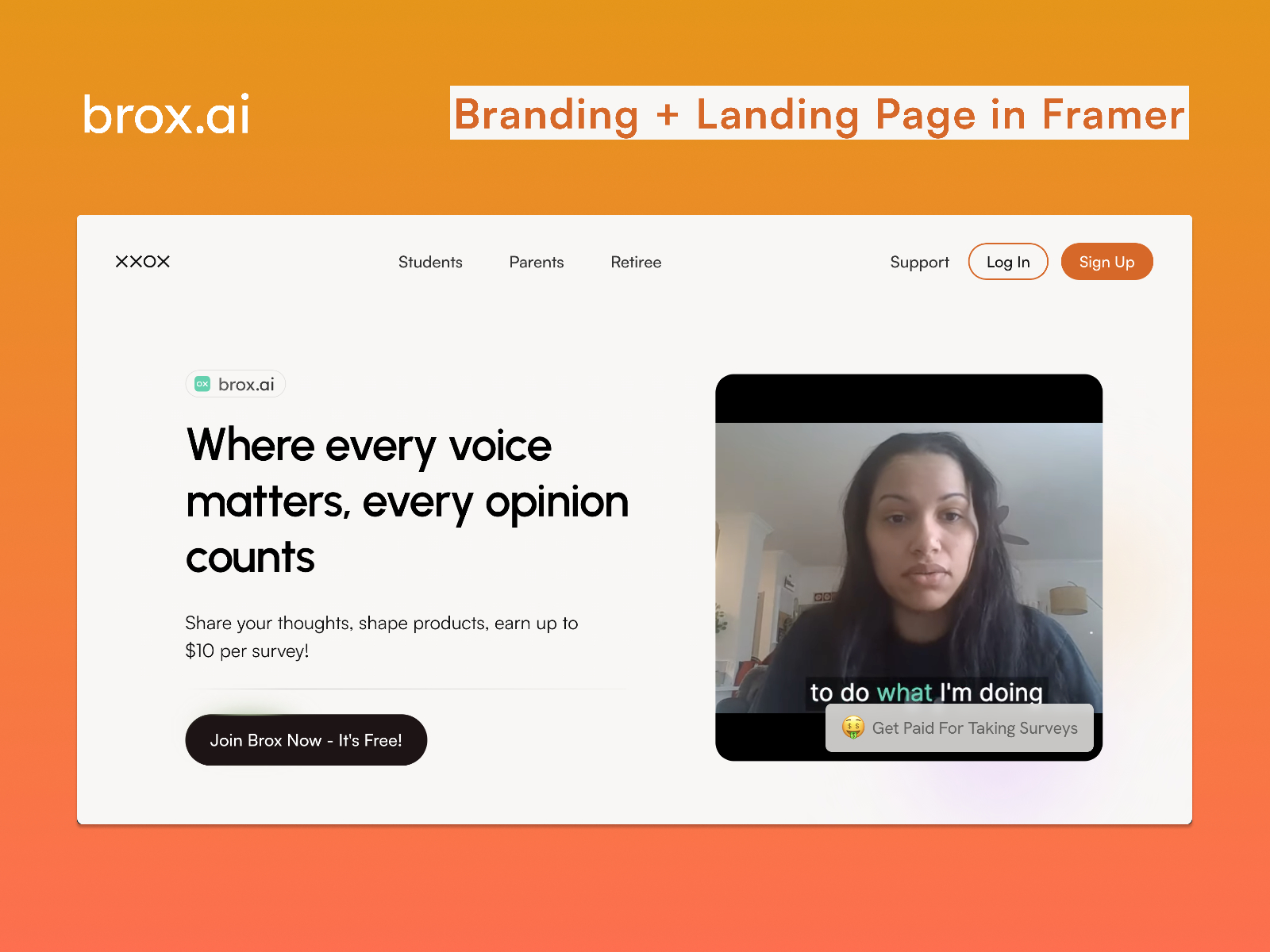 Framer Gallery: brox.ai: panelists