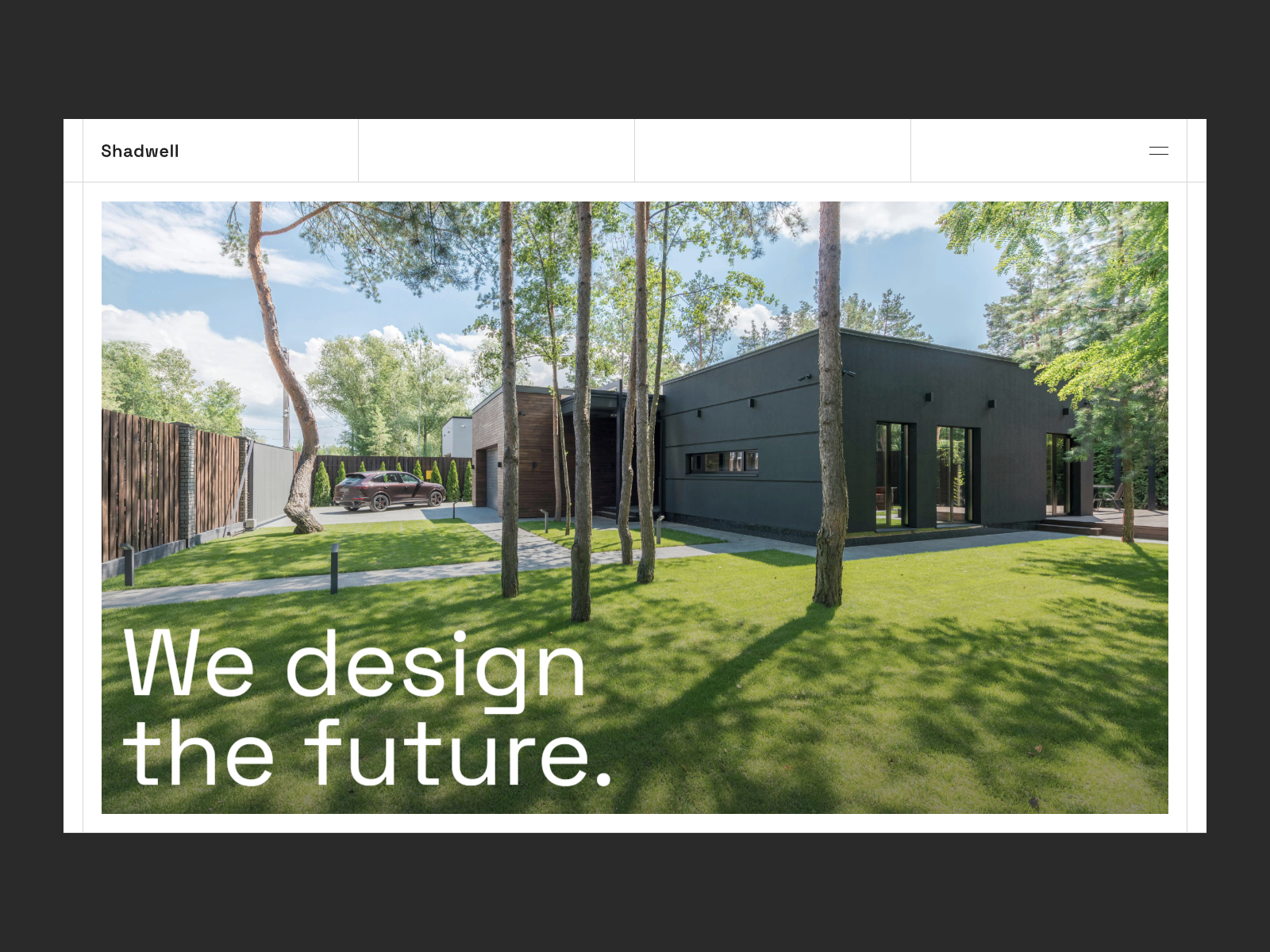 极简动效房地产网站设计灵感，房地产、建筑空间 Framer 网站模板详情图 1