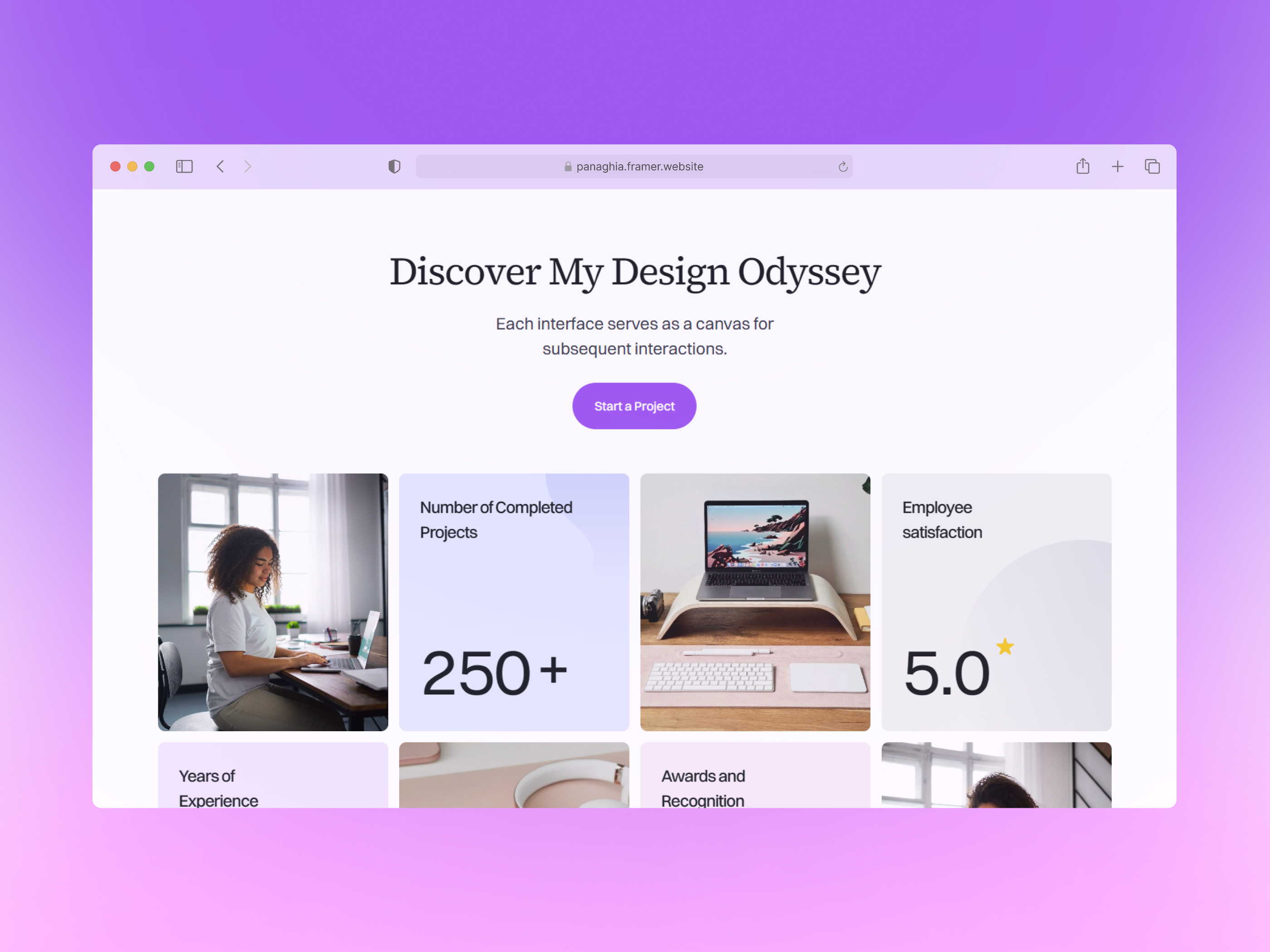 创意机构官网设计灵感，SaaS、设计工作室 Framer 网站模板详情图 2