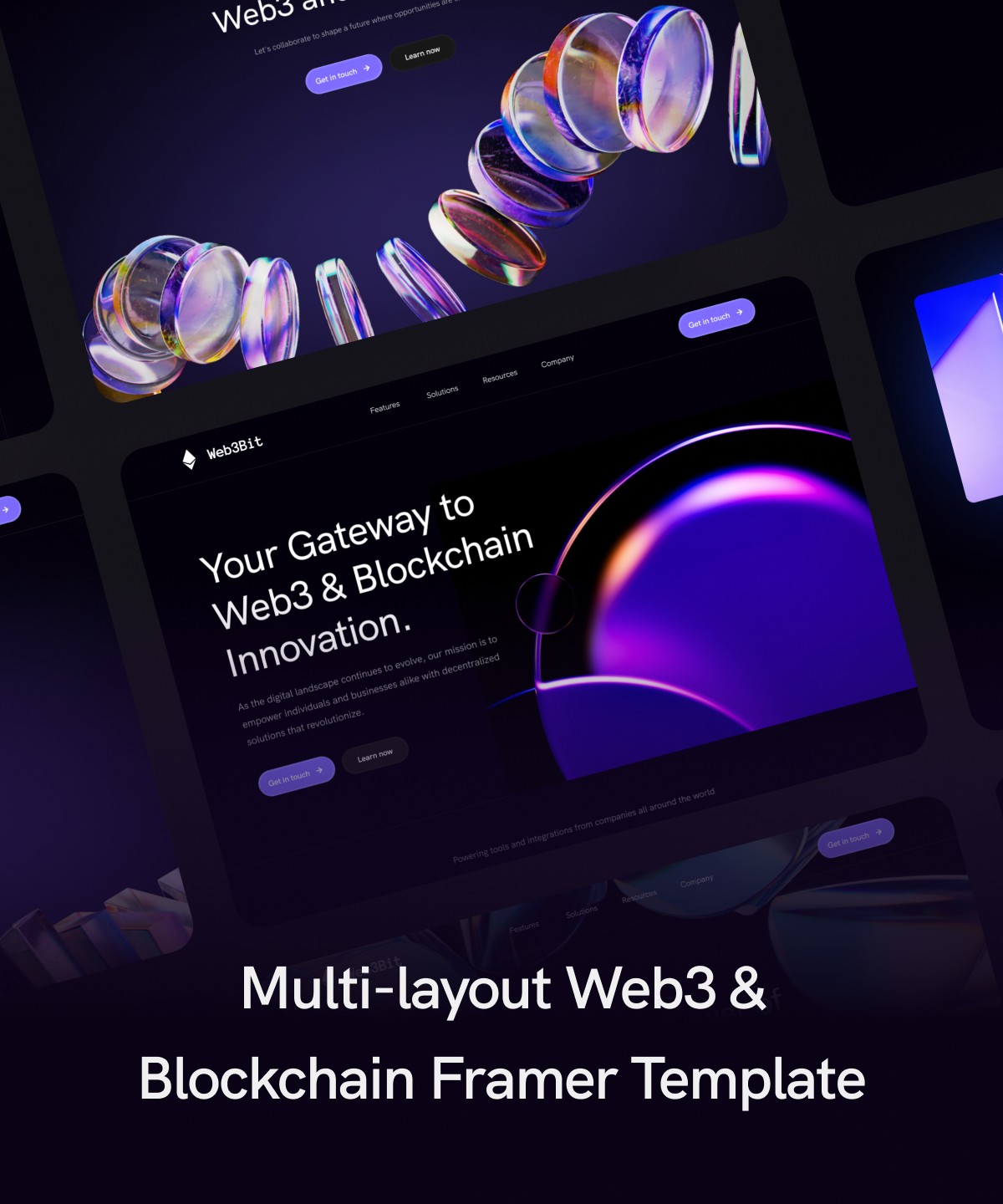 Web3Bit: Responsive Web3 Website Template by Framerbite — Framer Marketplace