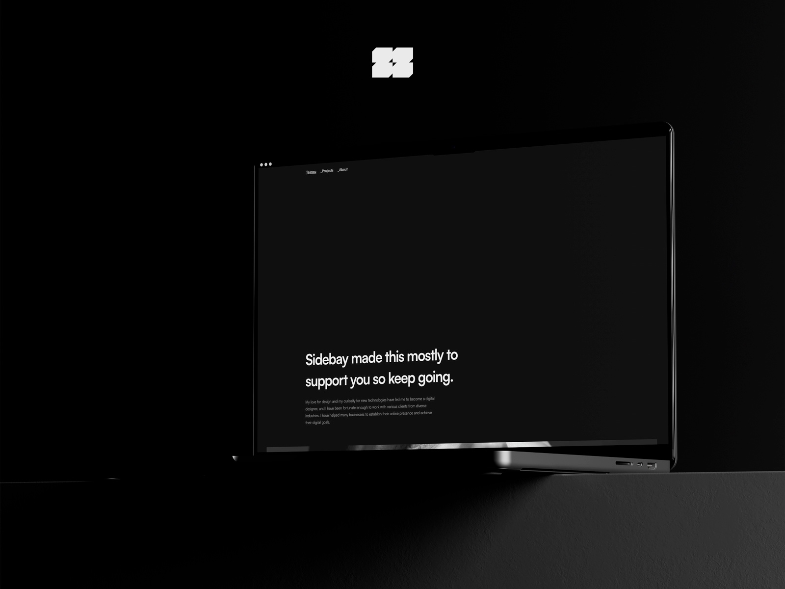 Teanau free personal website template by sidebay supply framer