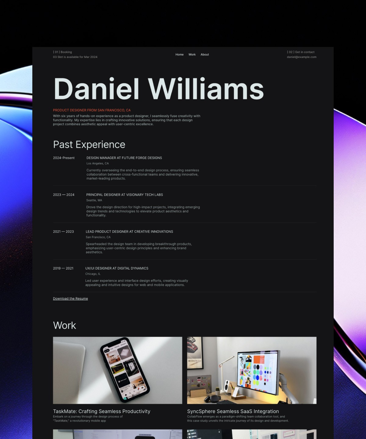 Pasgan: Responsive Portfolio Website Template by Moiz Arshi — Framer ...