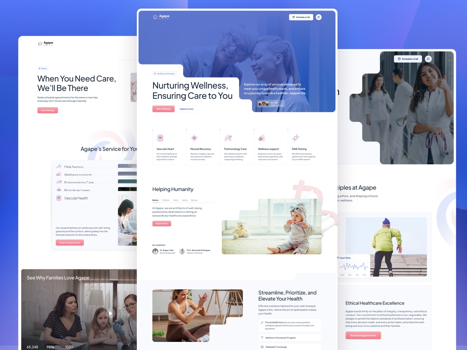 AI 产品官网设计灵感，人工智能、医疗健康 Framer 网站模板详情图 2