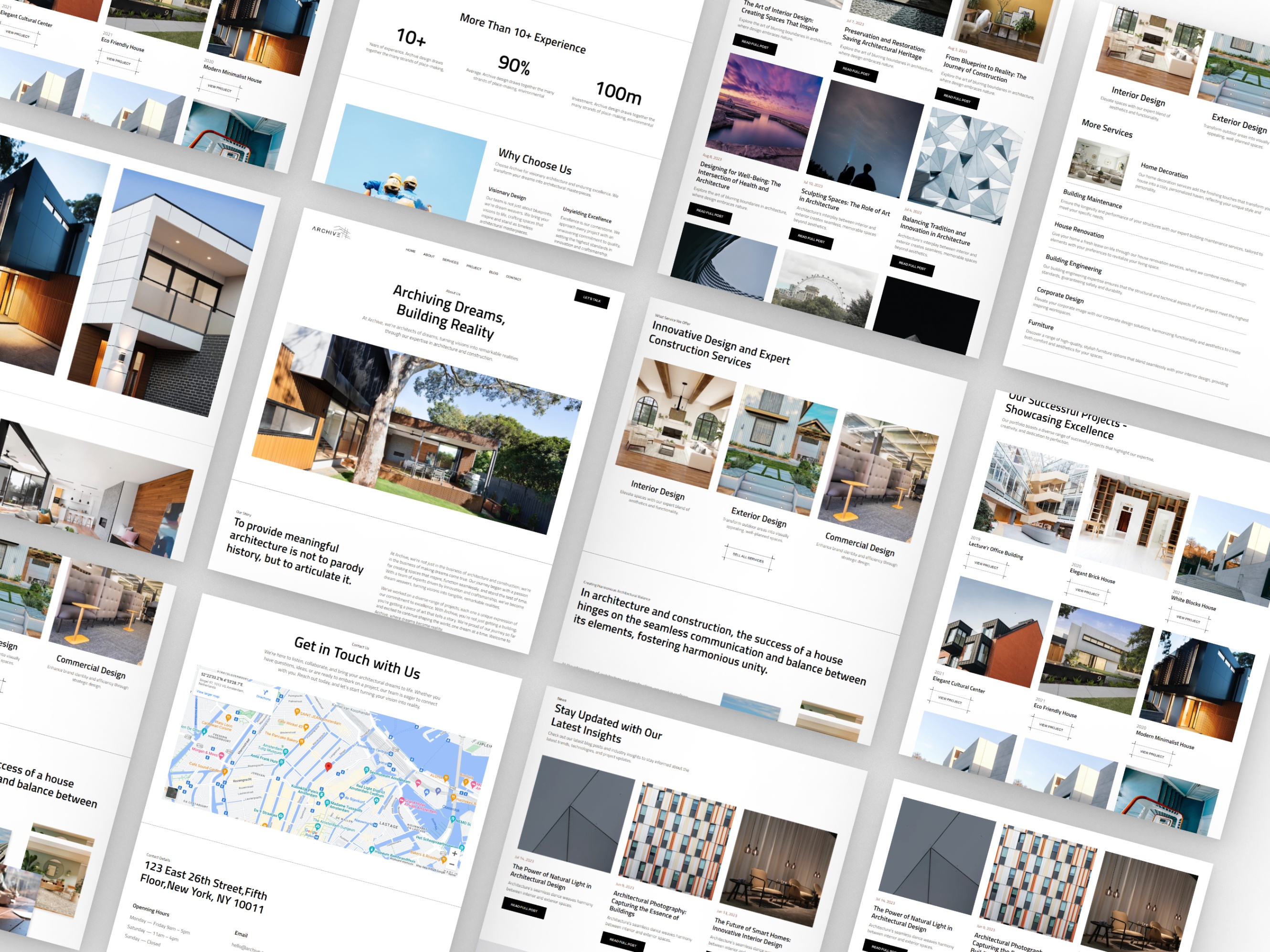现代专业建筑空间网站设计灵感，建筑空间 Framer 网站模板详情图 4
