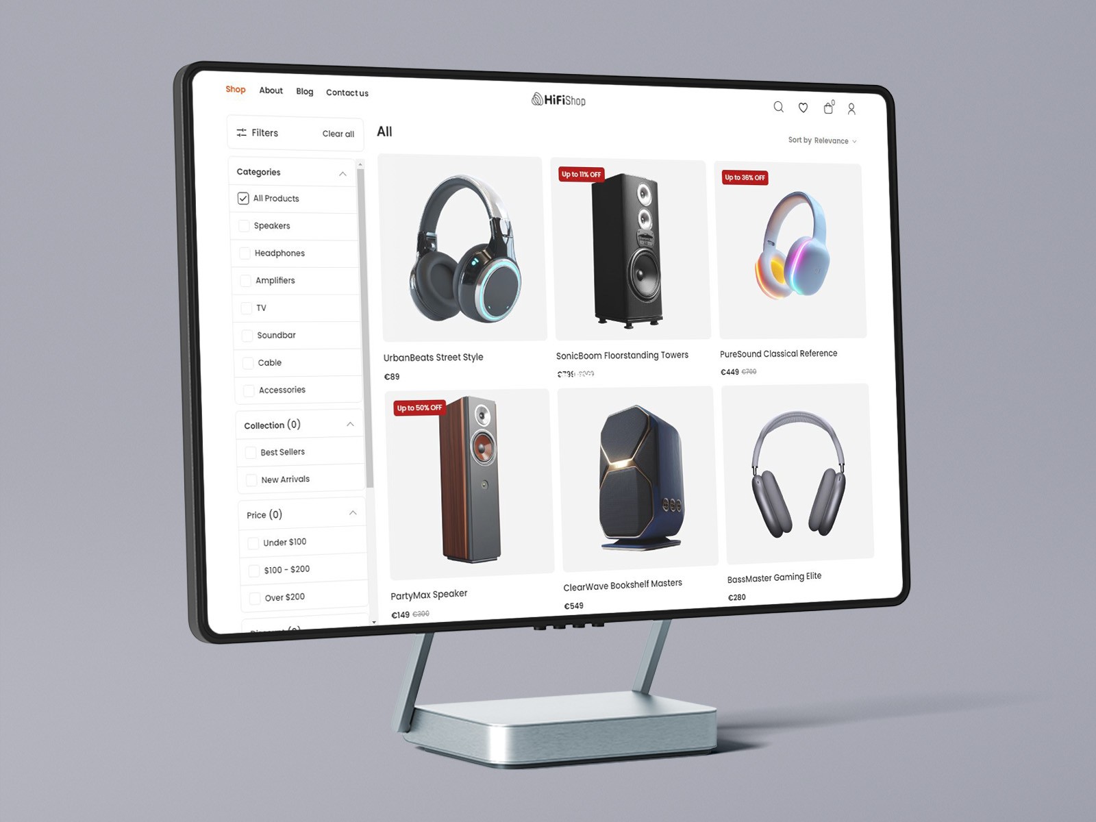 黑白极简现代电商网站设计灵感，电商 Framer 网站模板详情图 3