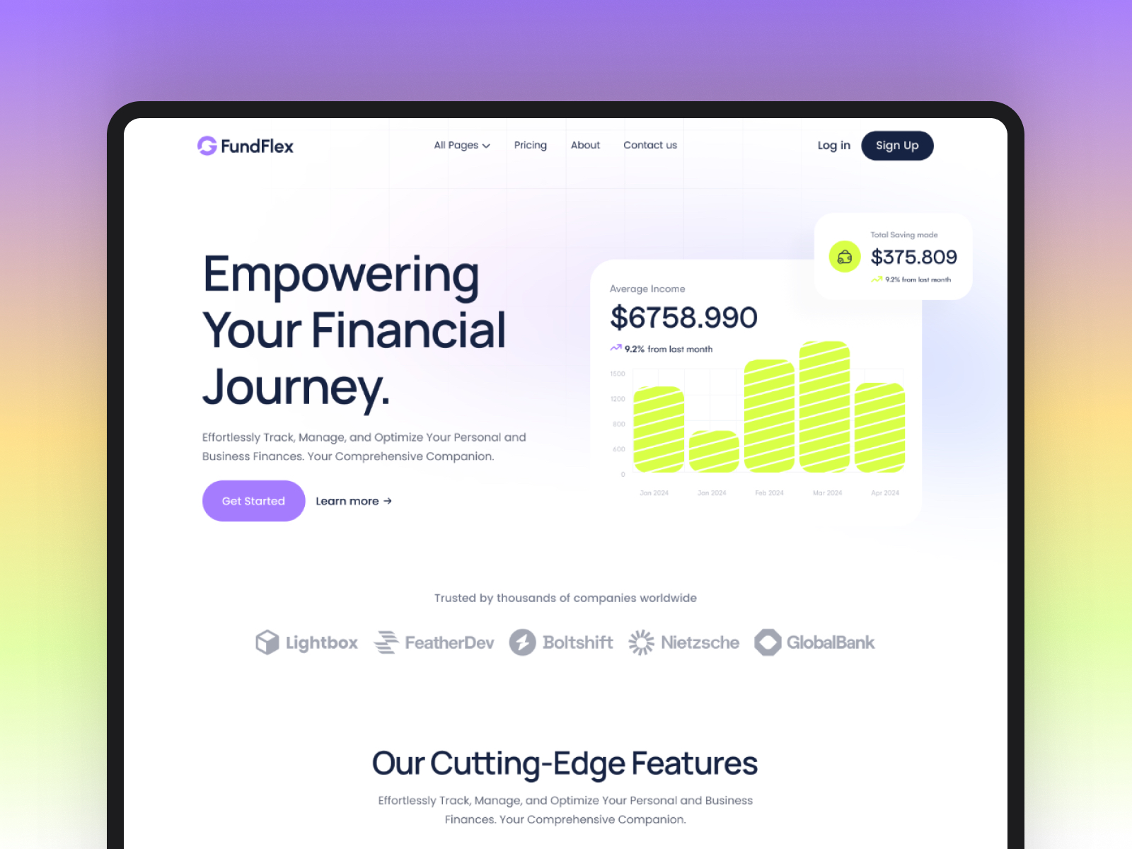 fundflex-free-saas-website-template-by-framerbite-framer-marketplace