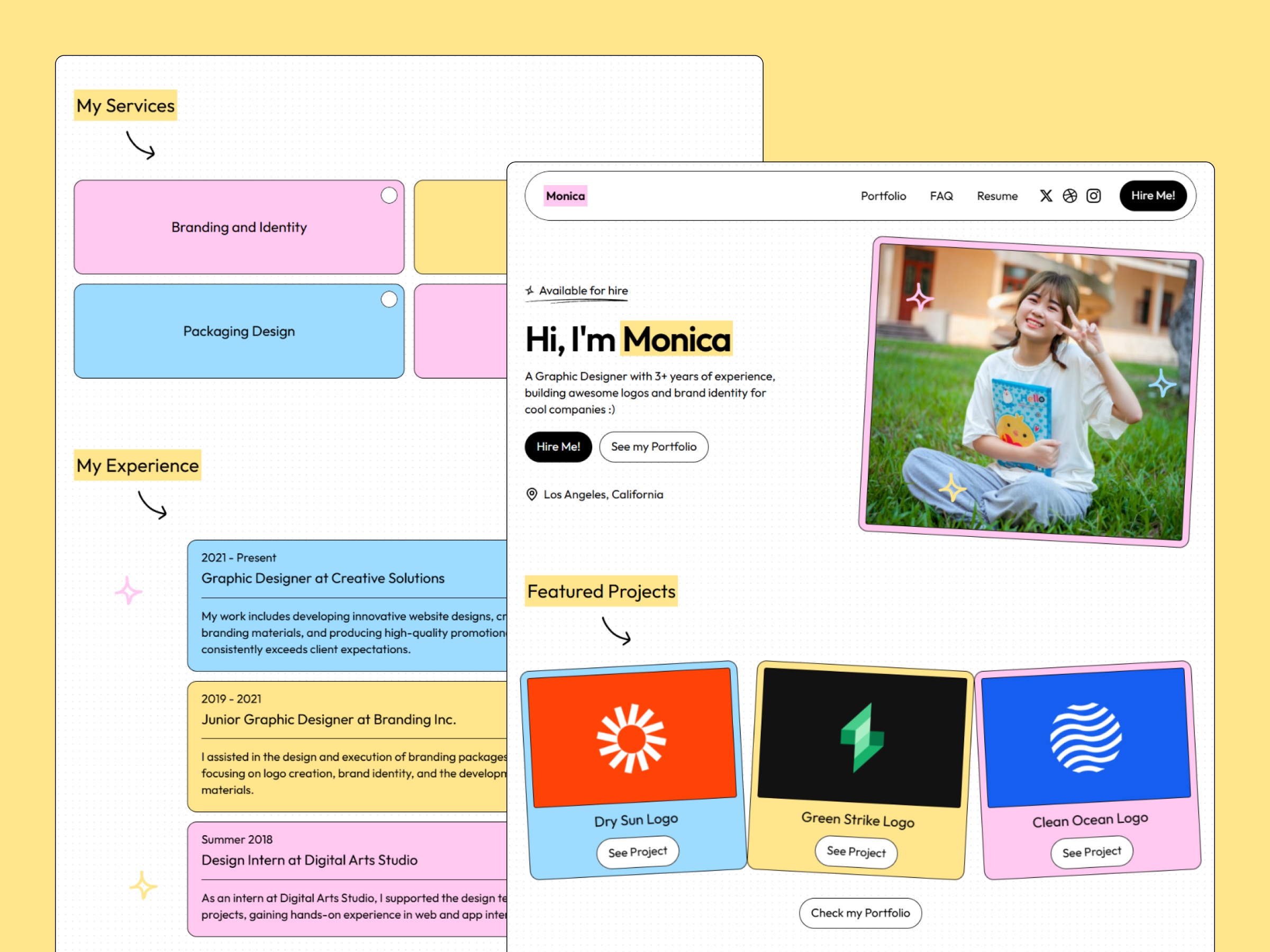 PaperNote: Free Portfolio Website Template by Nick404 — Framer