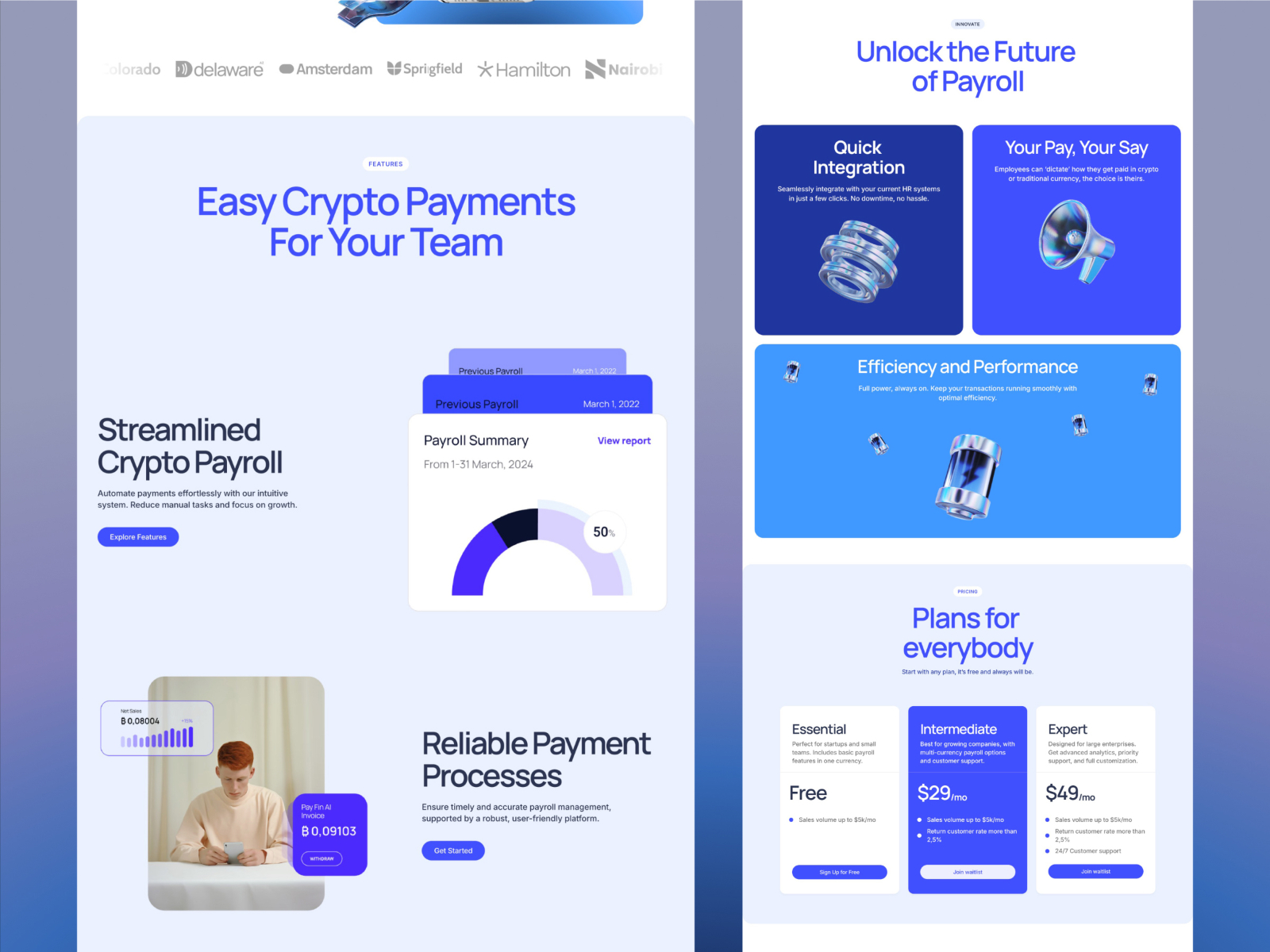 CoinPayCheck: Responsive Business Website Template by Anais Iris — Framer  Marketplace