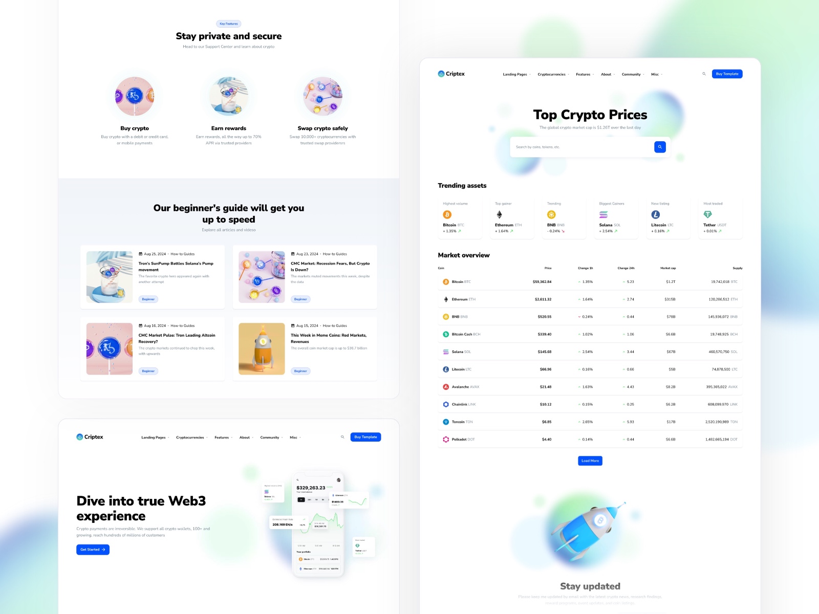 Criptex: Responsive SaaS Website Template by WhiteUI.Store — Framer  Marketplace