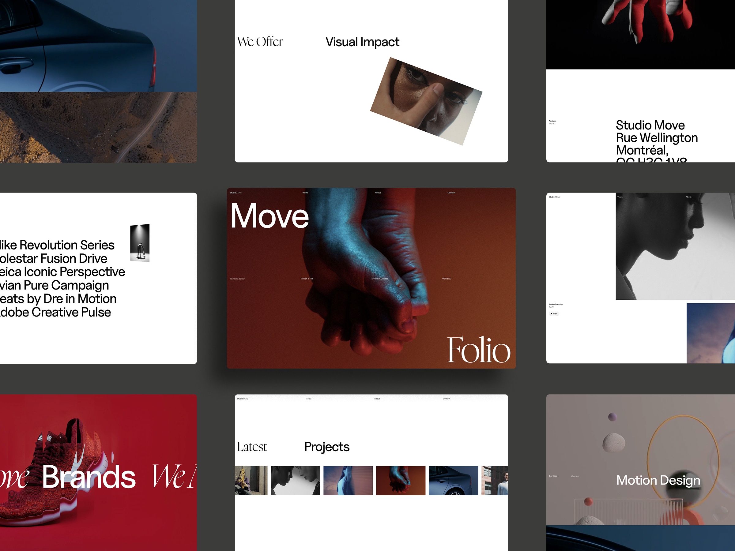 FF Move: Responsive Photography Website Template by Favorit × Frame ...