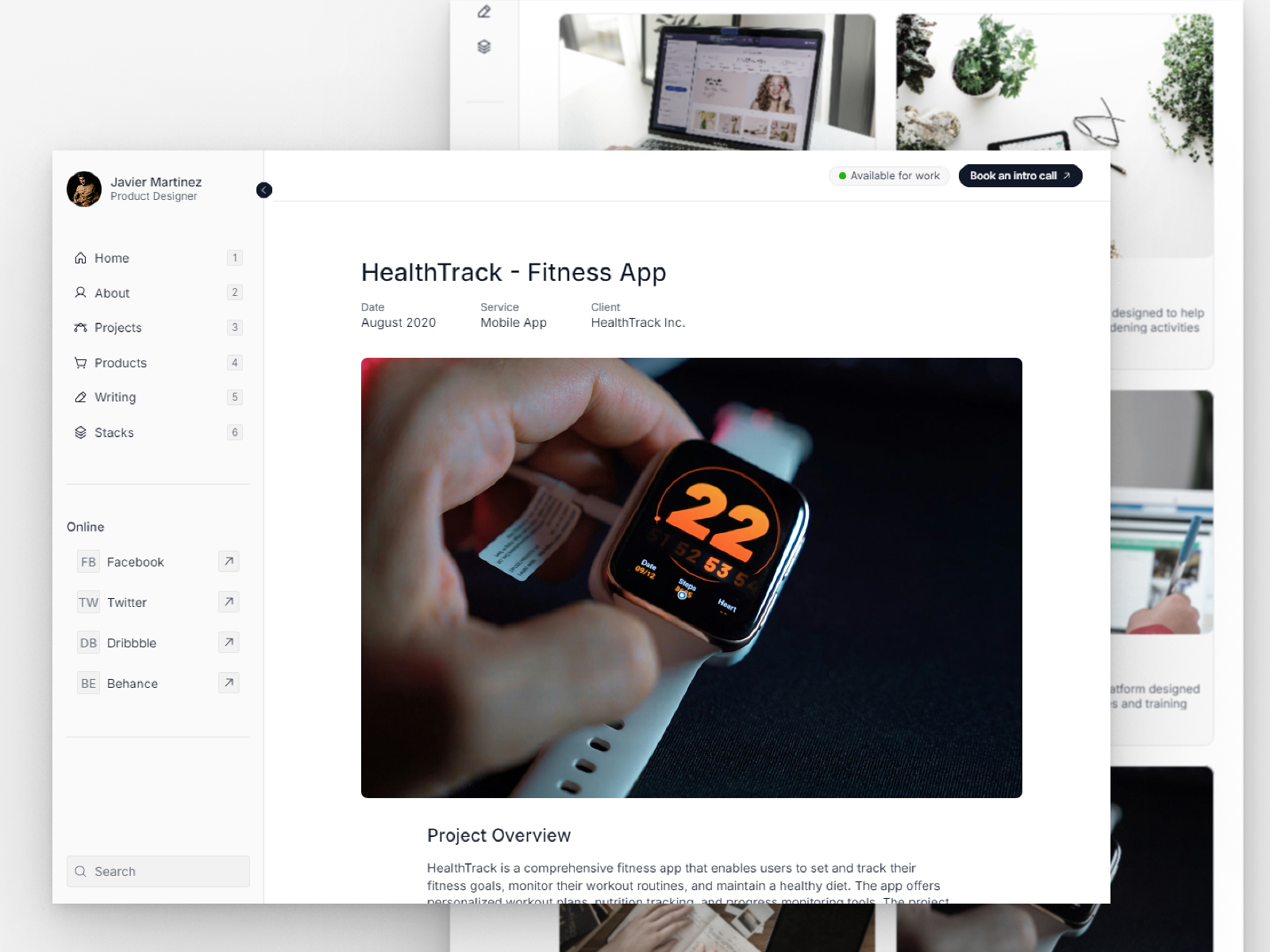 黑白极简网格布局个人品牌网站设计灵感，SaaS、作品集 Framer 网站模板详情图 4