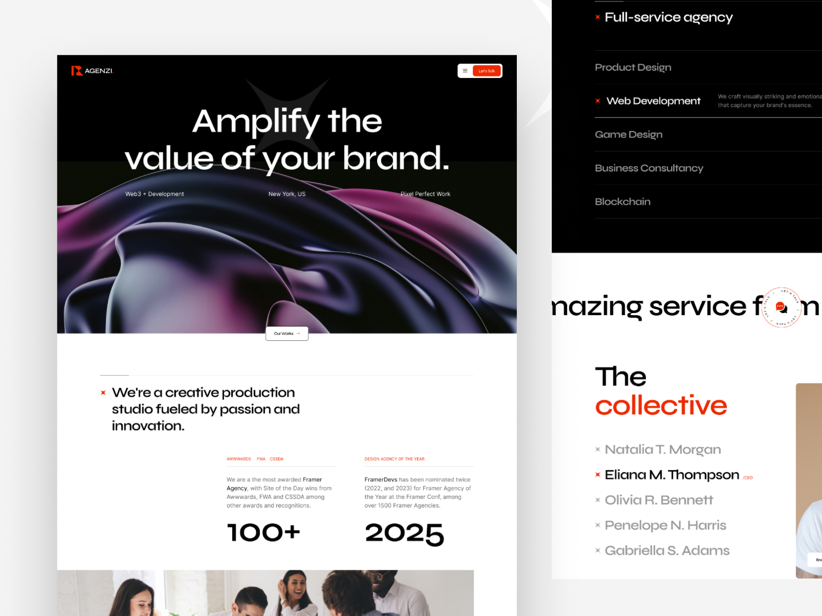 Agenzi: Responsive Business Website Template by FramerDevs — Framer  Marketplace