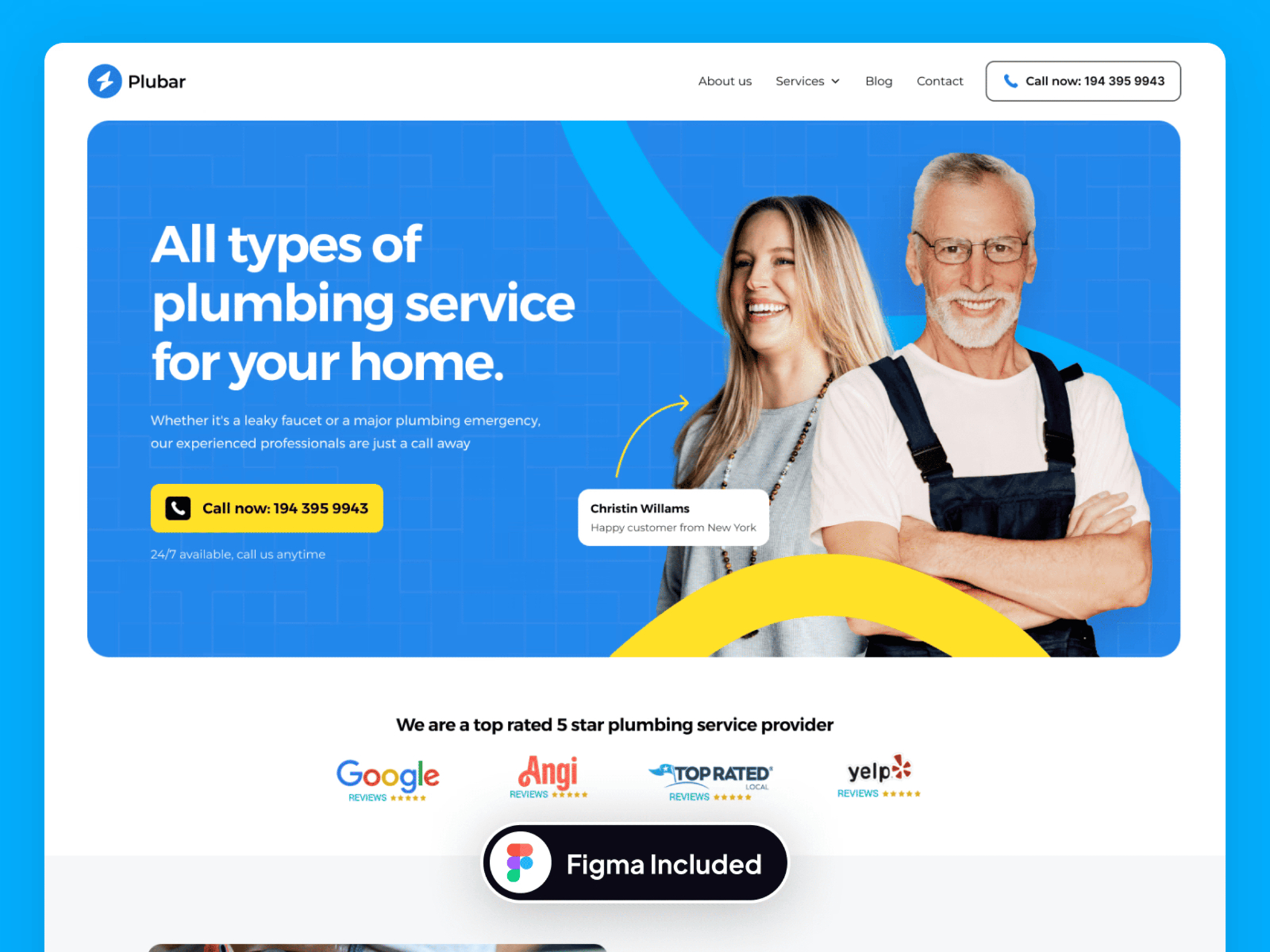 Plubar: Responsive Business Website Template by Framerbite — Framer ...