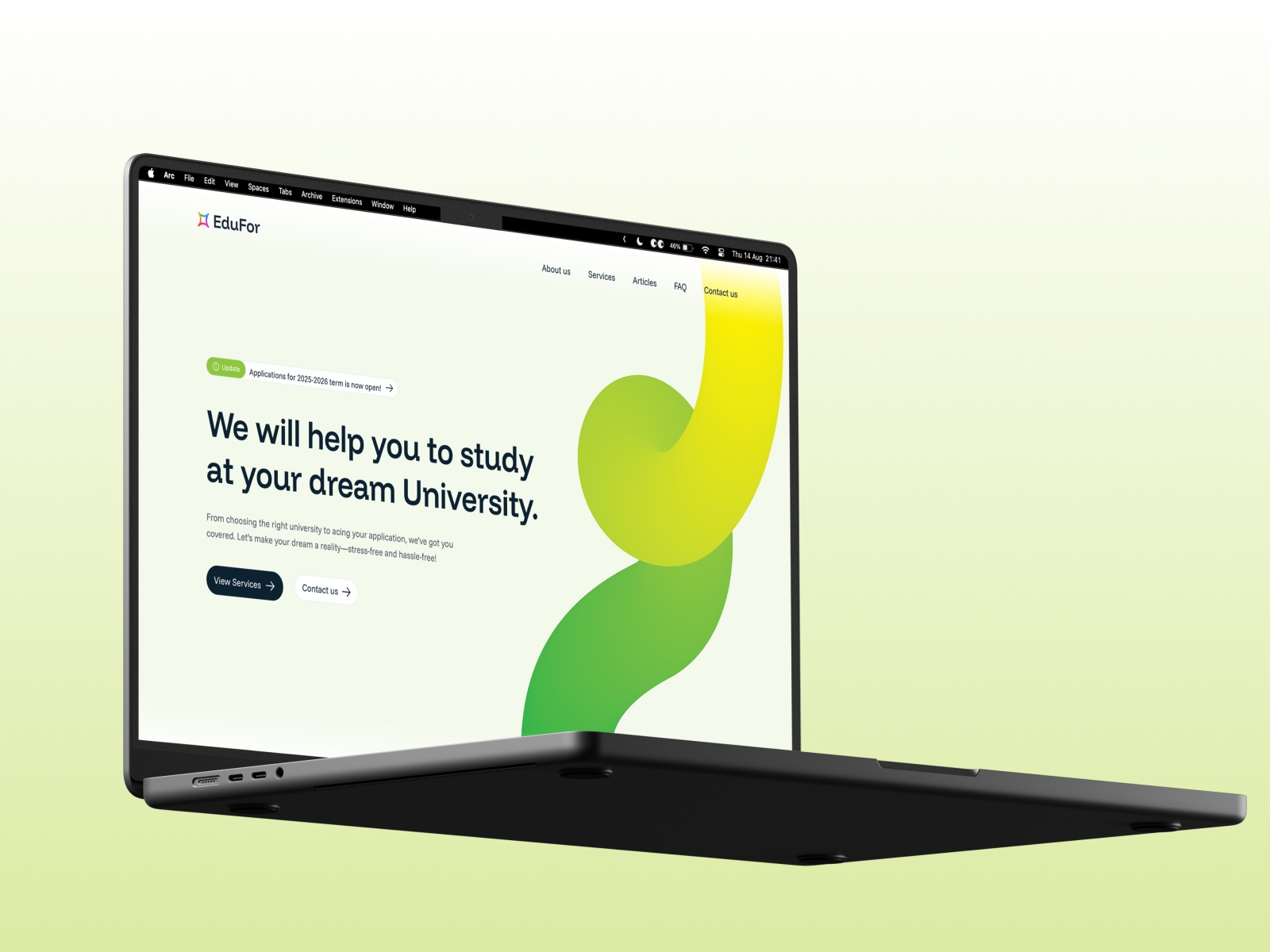Edufor responsive agency website template by maharram hasanli framer