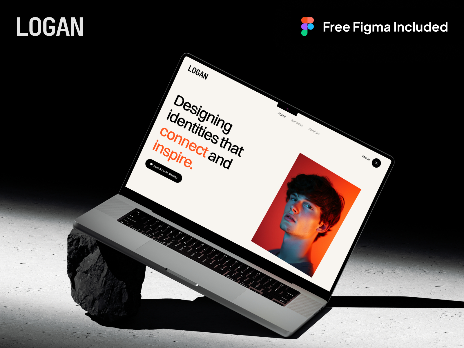 Loogan: Responsive Portfolio Website Template by Framerbite — Framer ...