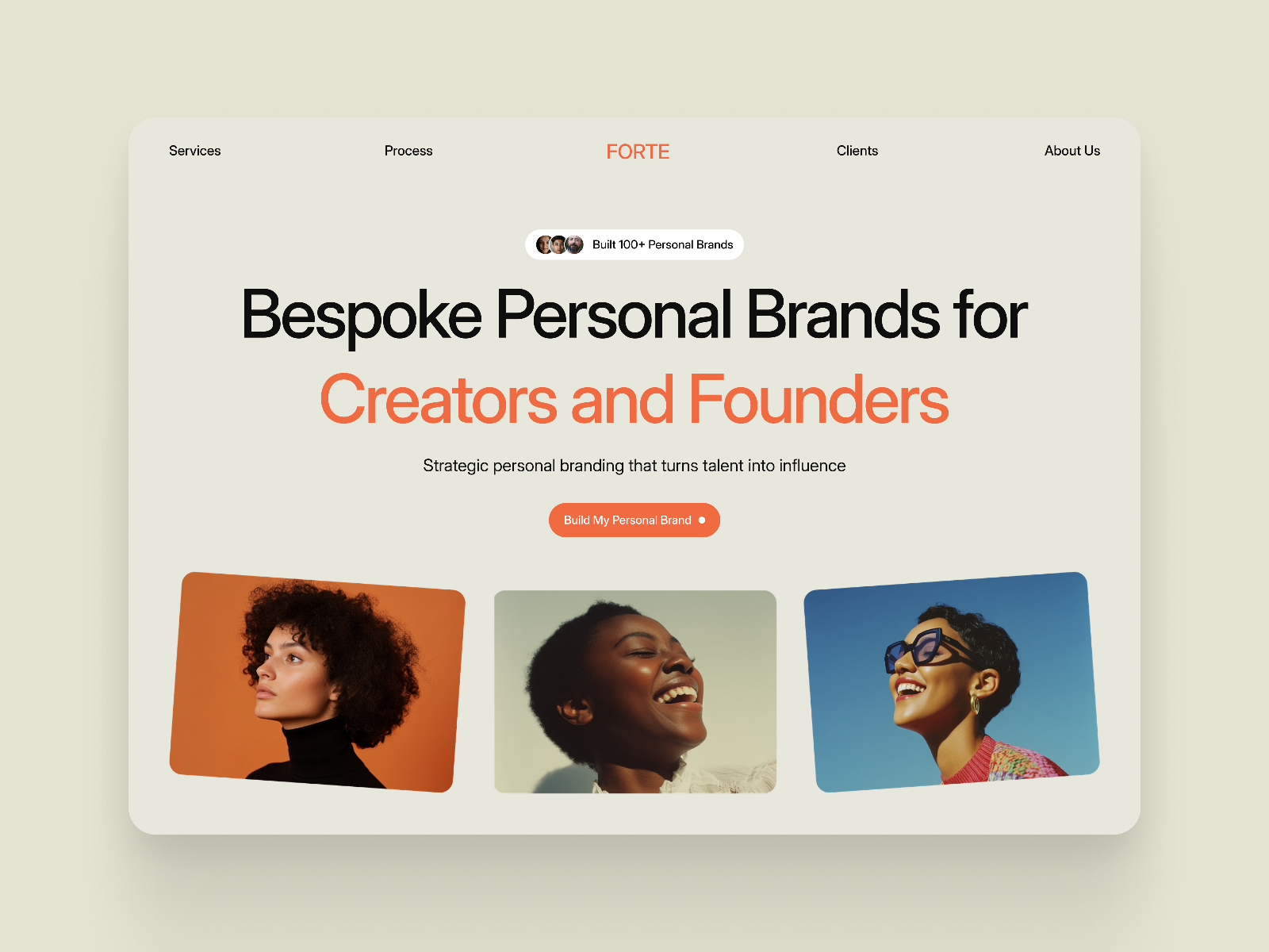 Forte: Free Portfolio Website Template by Shubh Srivastava — Framer ...