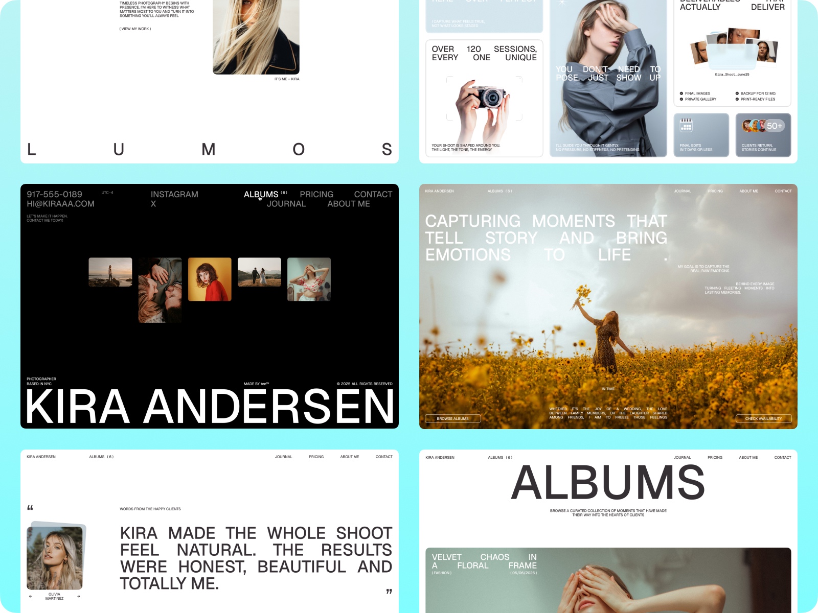 Lumos: Free Portfolio Website Template by ten™ — Framer Marketplace