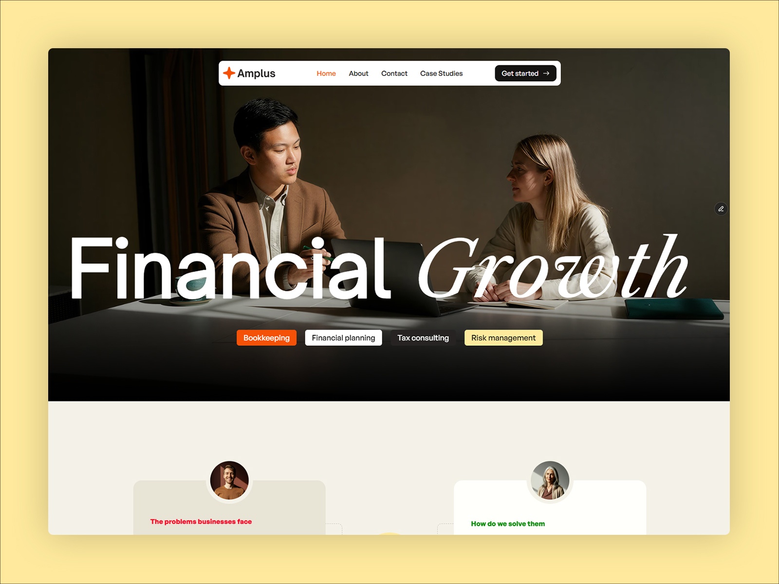 极简现代金融科技网站设计灵感，金融科技、企业官网 Framer 网站模板封面图