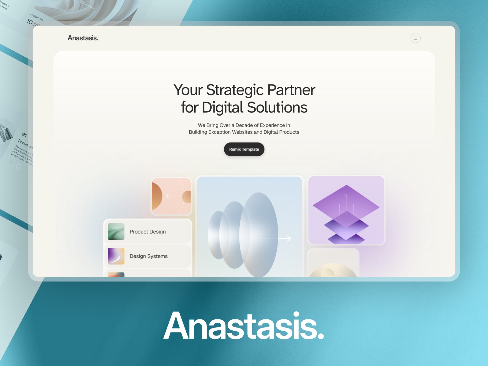 极简现代创意机构官网设计灵感，SaaS、设计工作室 Framer 网站模板封面图