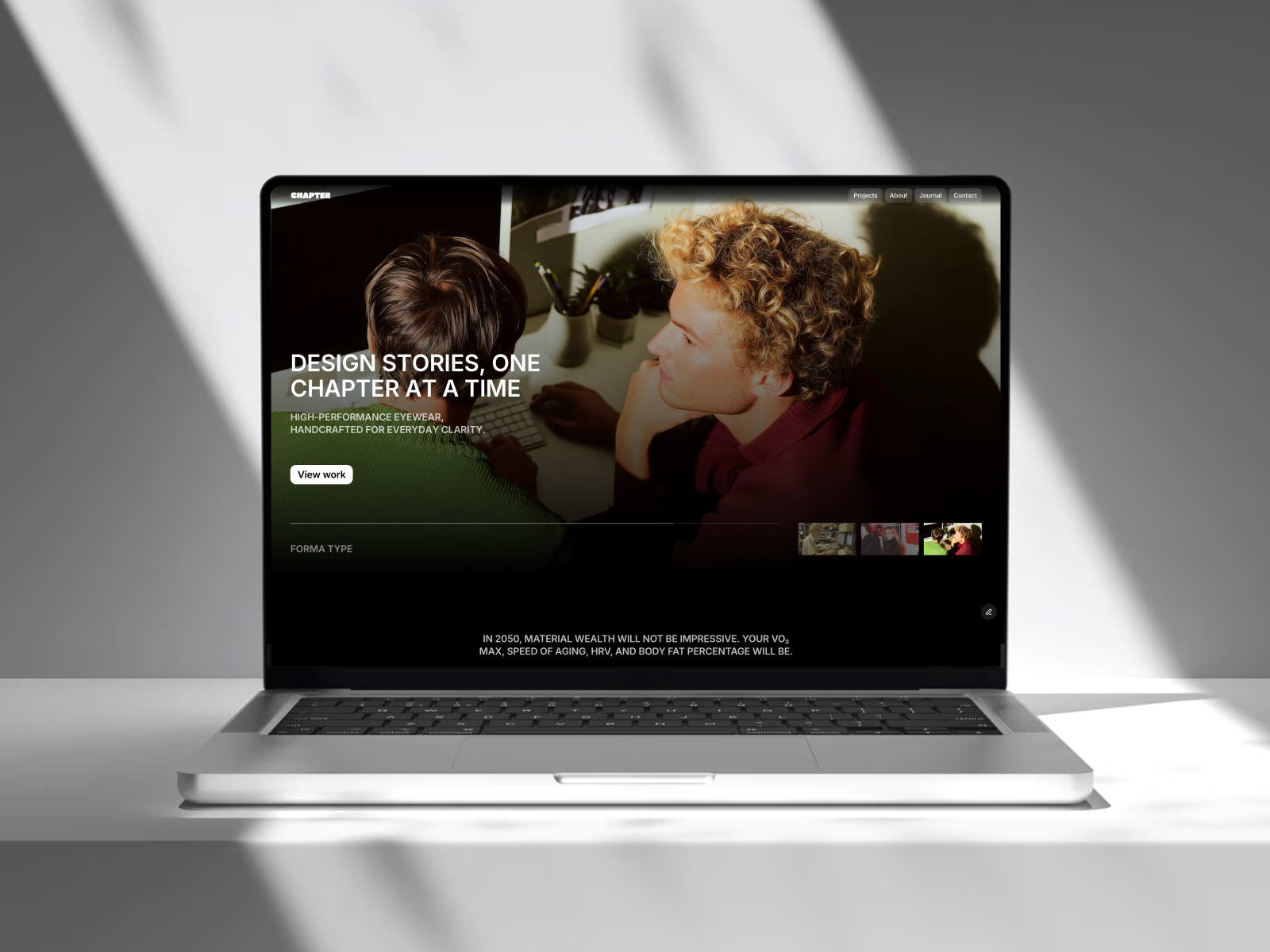 The Chapter : Responsive Portfolio Website Template by Ali Çorak ...
